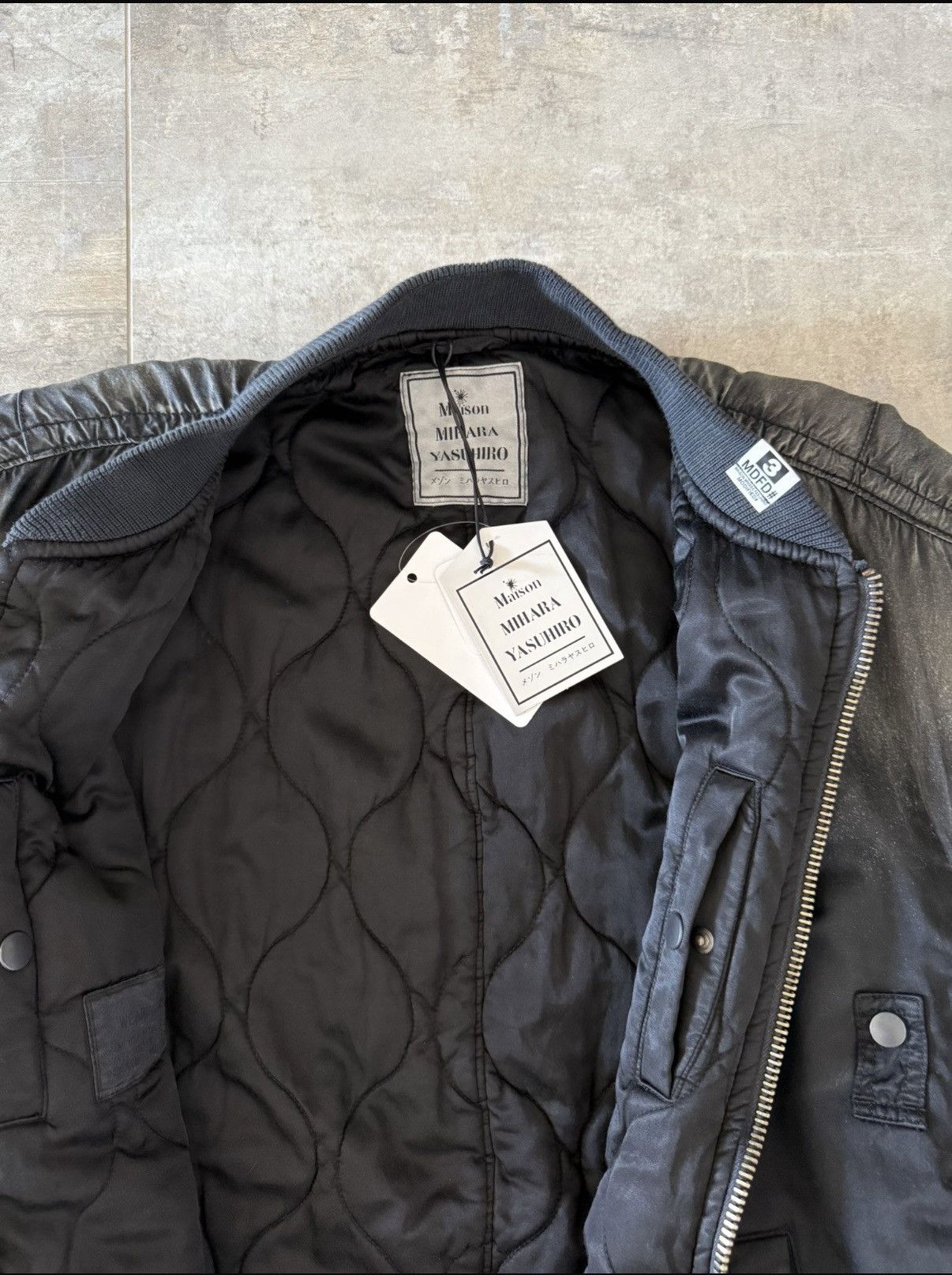Maison MIHARA YASUHIRO Maison Mihara Yasuhiro bomber denim Size US L / EU 52-54 / 3 - 3 Thumbnail