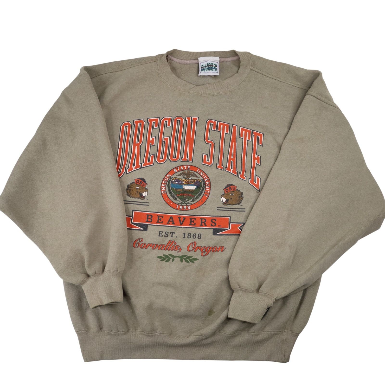 NCAA × Vintage VTG 90s OSU Oregon State University Beavers Sweatshirt Size US XL / EU 56 / 4 - 1 Thumbnail