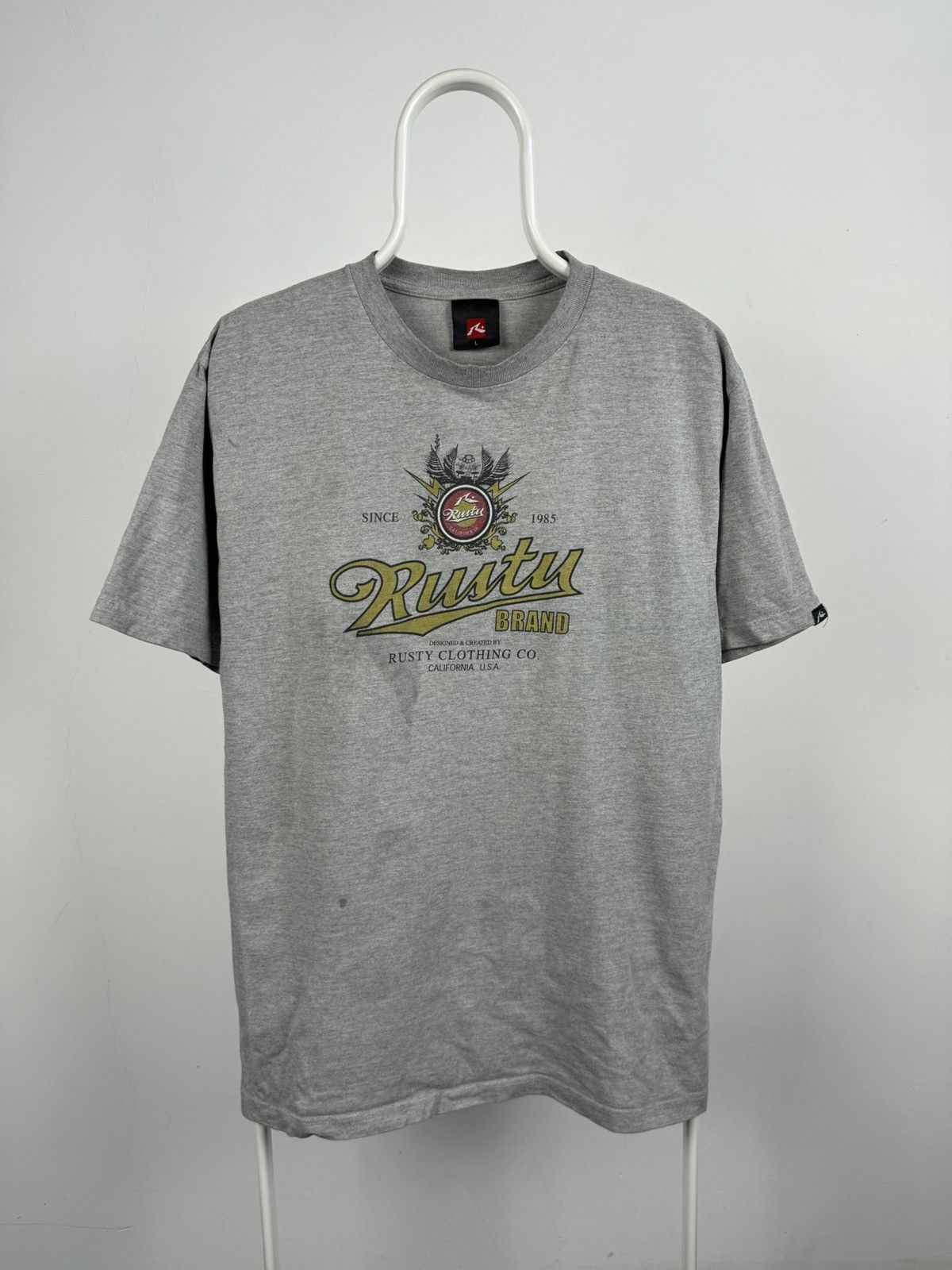 Rusty Vintage Rusty Clothing Co. Big Logo Tee Size US L / EU 52-54 / 3 - 2 Thumbnail