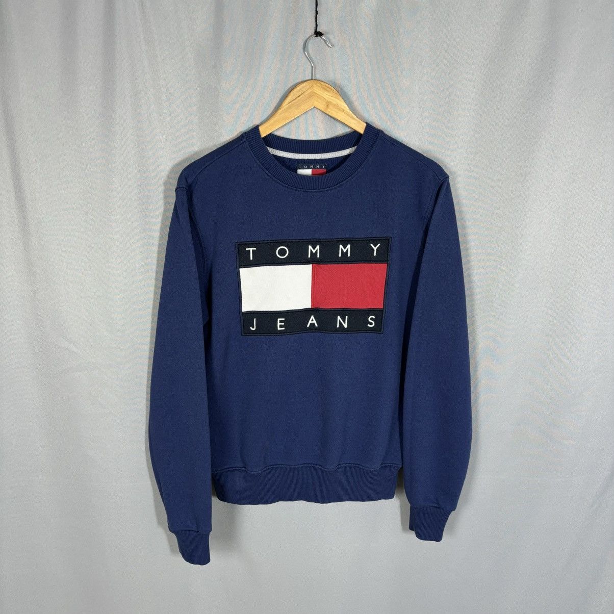 Tommy Jeans Tommy jeans sweatshirt big logo blue xs streetwear Size US XS / EU 42 / 0 - 1 Thumbnail