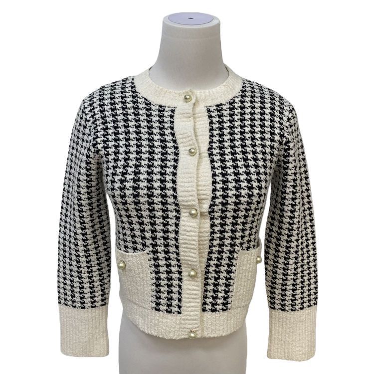 Christian Dior Monsieur Christian Dior Houndstooth Cardigan and Top Size 34 Size XS / US 0-2 / IT 36-38 - 1 Thumbnail