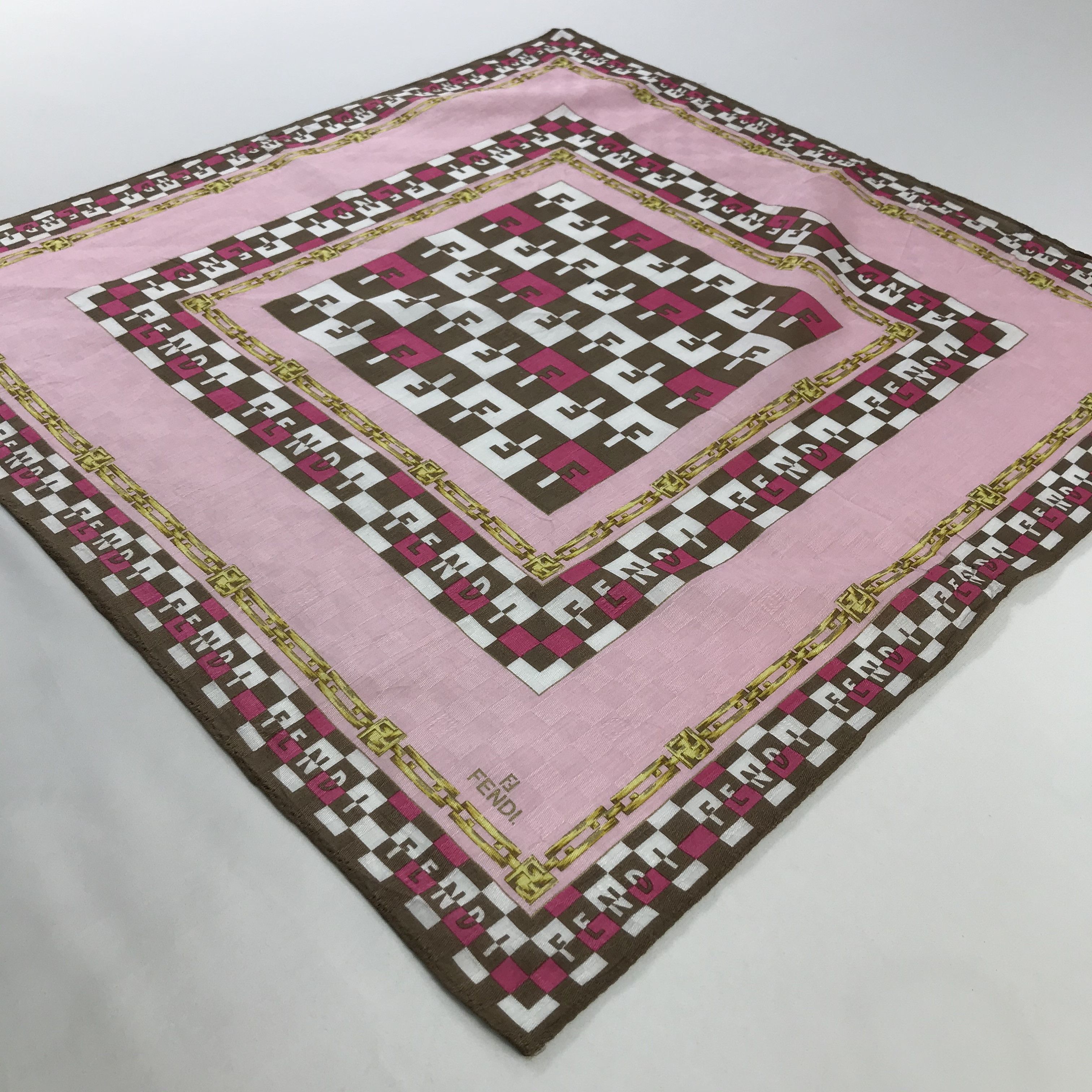 Vintage Vintage Fendi Bandana / Handkerchief / Neckerchief - S613 Size ONE SIZE - 2 Thumbnail