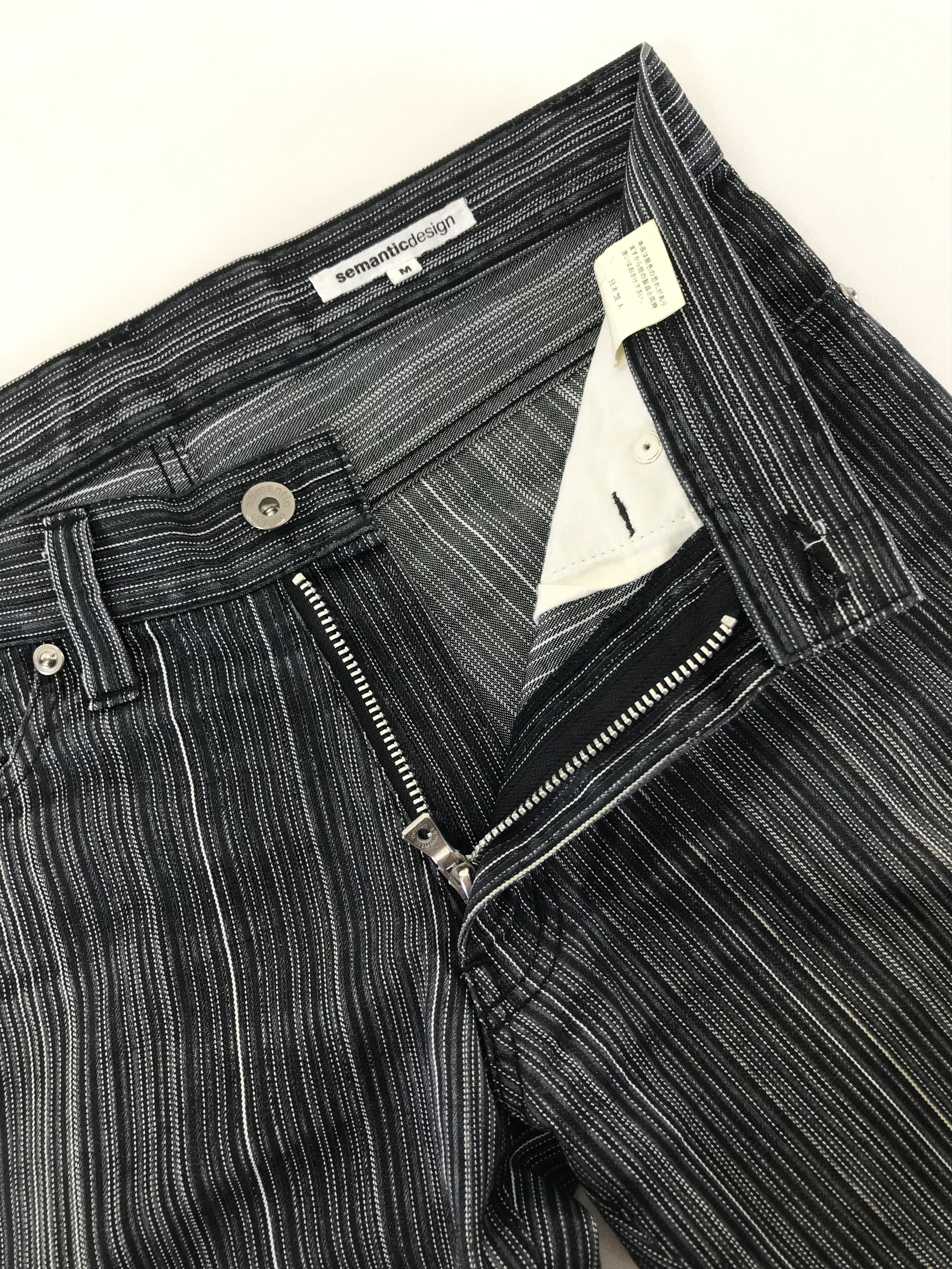 semanticdesign Vintage Semantic Design Striped Flare Pants Size US 29 - 9 Thumbnail
