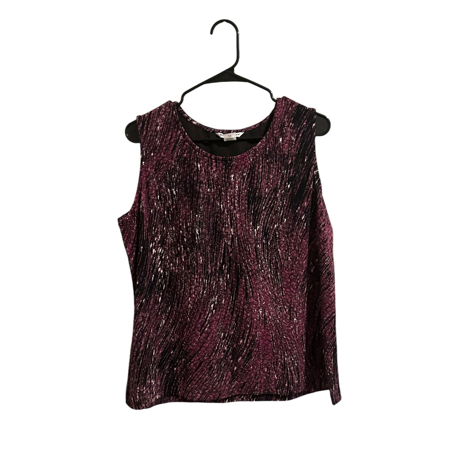 Other Allison Daley Crew Neck Sleeveless Formal Purple Blouse - L Size L / US 10 / IT 46 - 5 Thumbnail