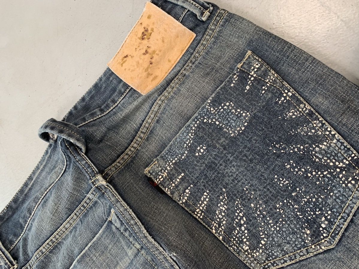 Japanese Brand Vintage Evisu inspired emboridered denim Size US 34 / EU 50 - 4 Thumbnail