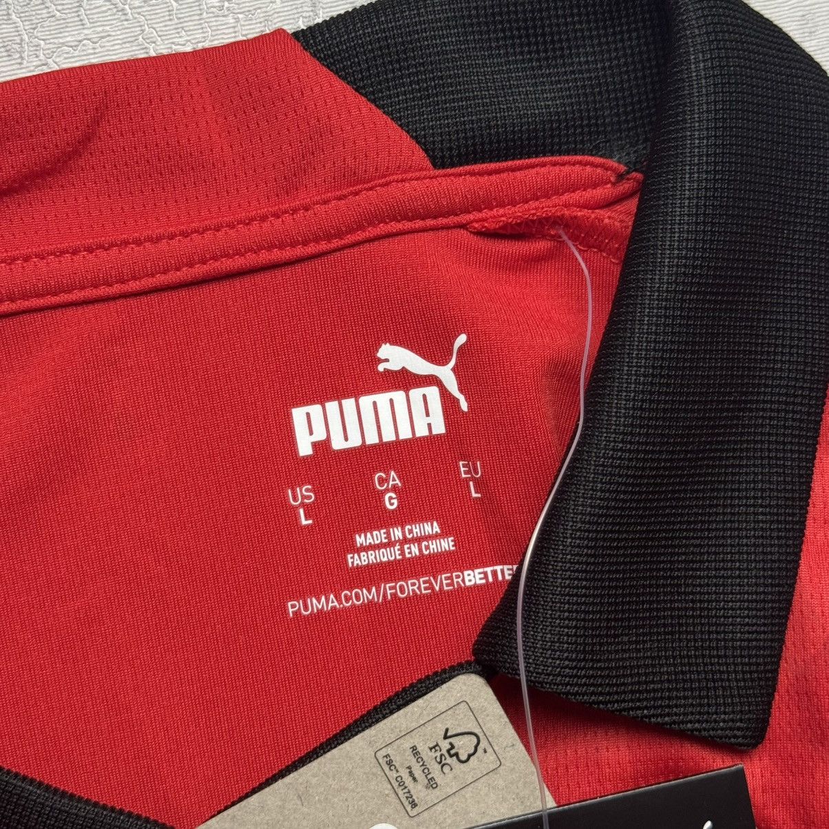 Puma Puma Stade Rennais 2023/24 Home Soccer Jersey Size L Size US L / EU 52-54 / 3 - 7 Thumbnail