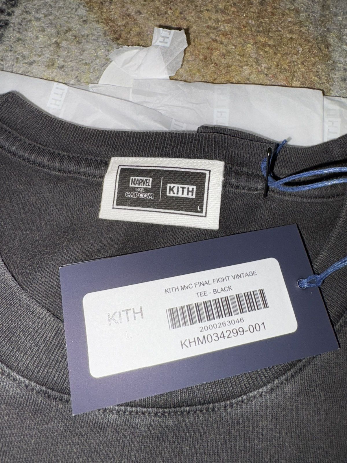 Kith × Marvel Comics KITH MVC FINAL FIGHT VINTAGE TEE - BLACK Size US L / EU 52-54 / 3 - 2 Thumbnail