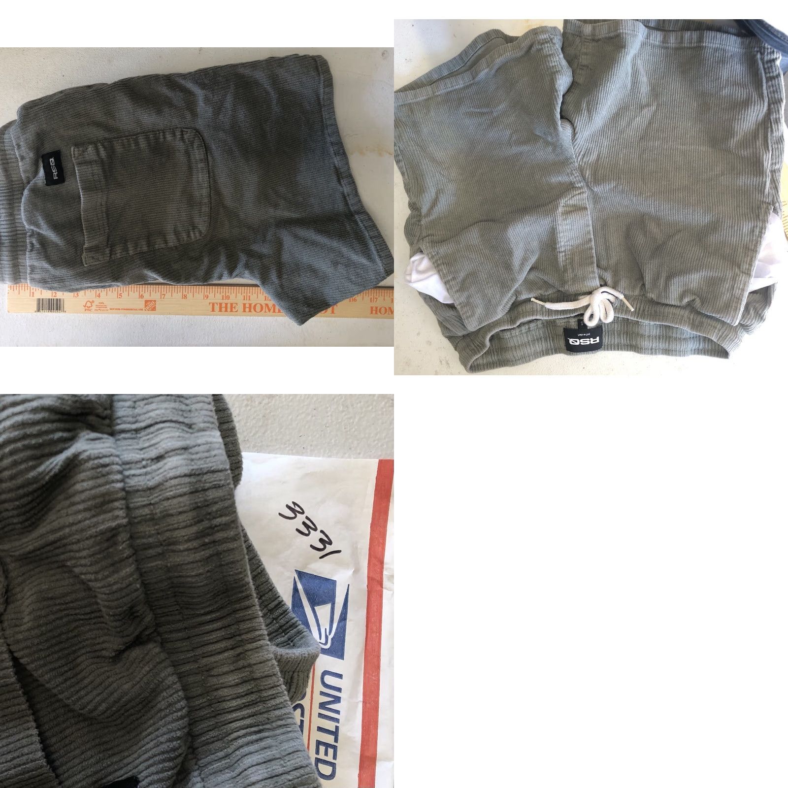 Rsq RSQ Shorts Mens Army Green Size S 98% Cotton 2% Spandex Summer Regular Mens Size US 29 - 8 Thumbnail