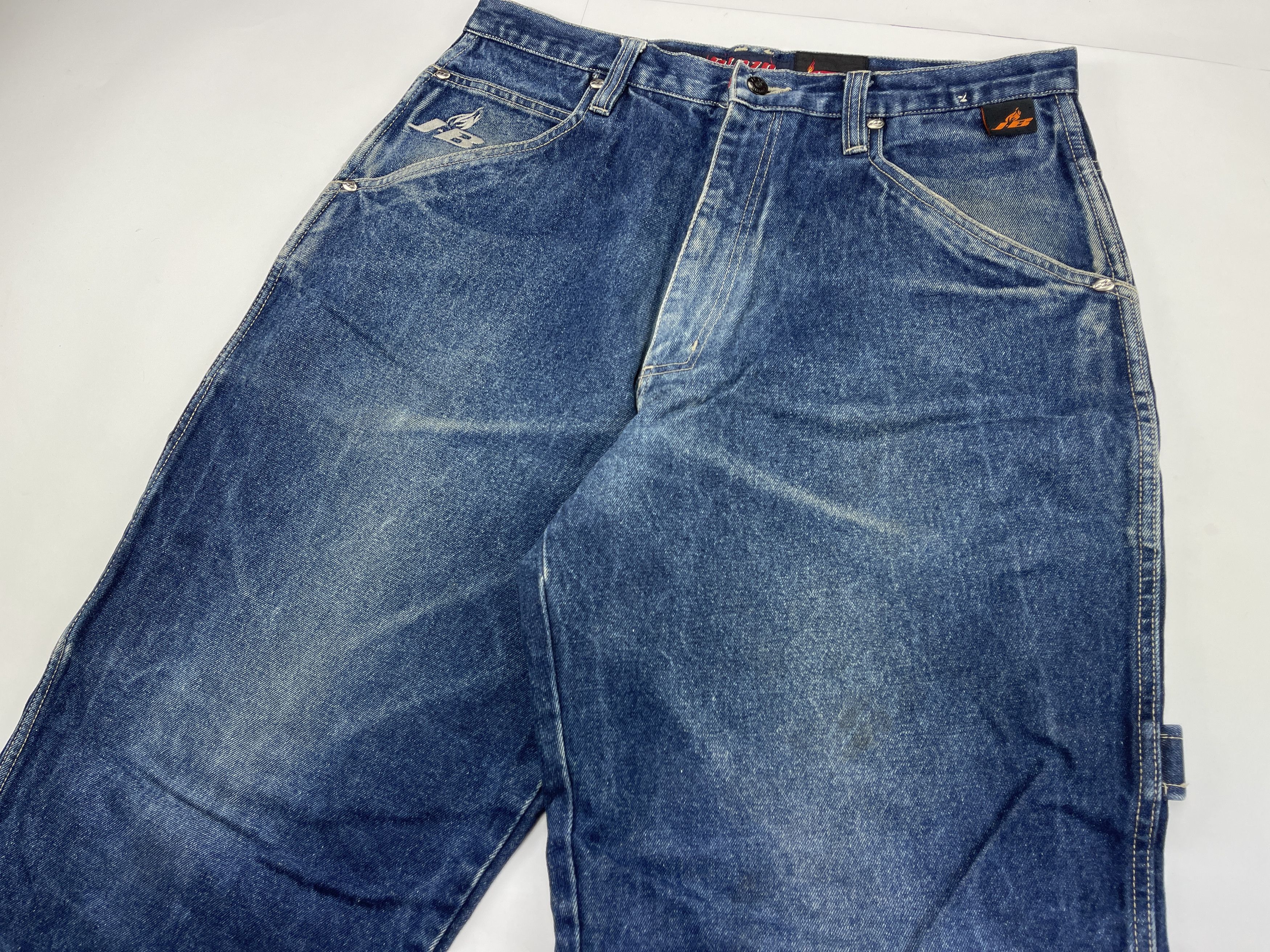 Wu-Tang Clan Johnny Blaze jeans, vintage Wu Wear baggy pants, Wu Tang 34 Size US 34 / EU 50 - 11 Thumbnail