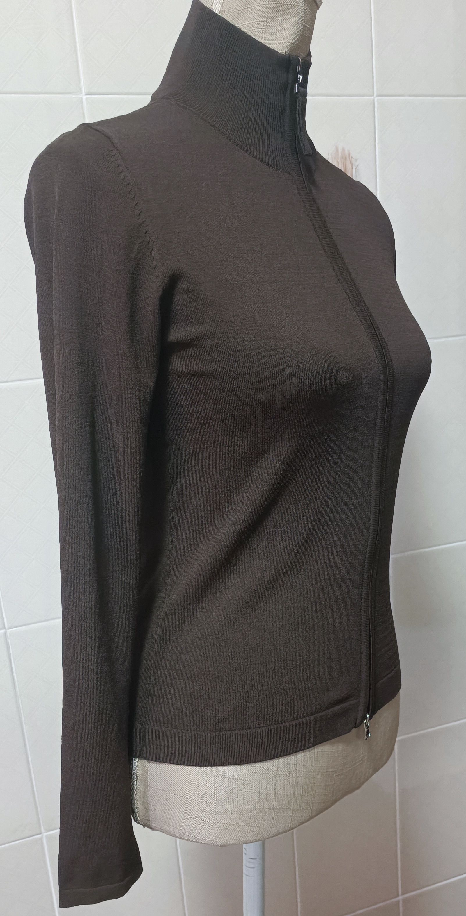 Jean Paul Gaultier Brown jacket with yellow and red rhinestones Size M / US 6-8 / IT 42-44 - 8 Thumbnail