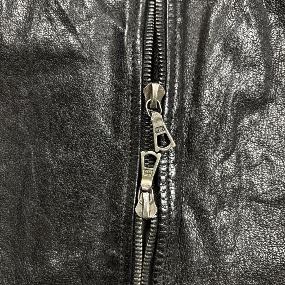BUFFALO BOBS 2000s Faktor - Riri Zips Vkei Style Rider Leather Jacket Size US M / EU 48-50 / 2 - 10 Thumbnail