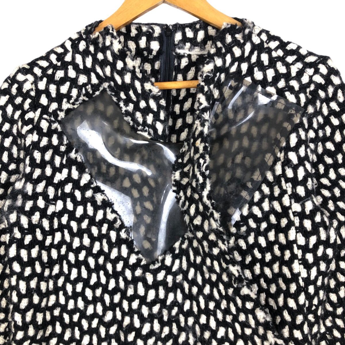 Comme des Garcons Vintage Junya Watanabe Comme Des Garcons 2001 A/W Wool Coat Size S / US 4 / IT 40 - 13 Thumbnail
