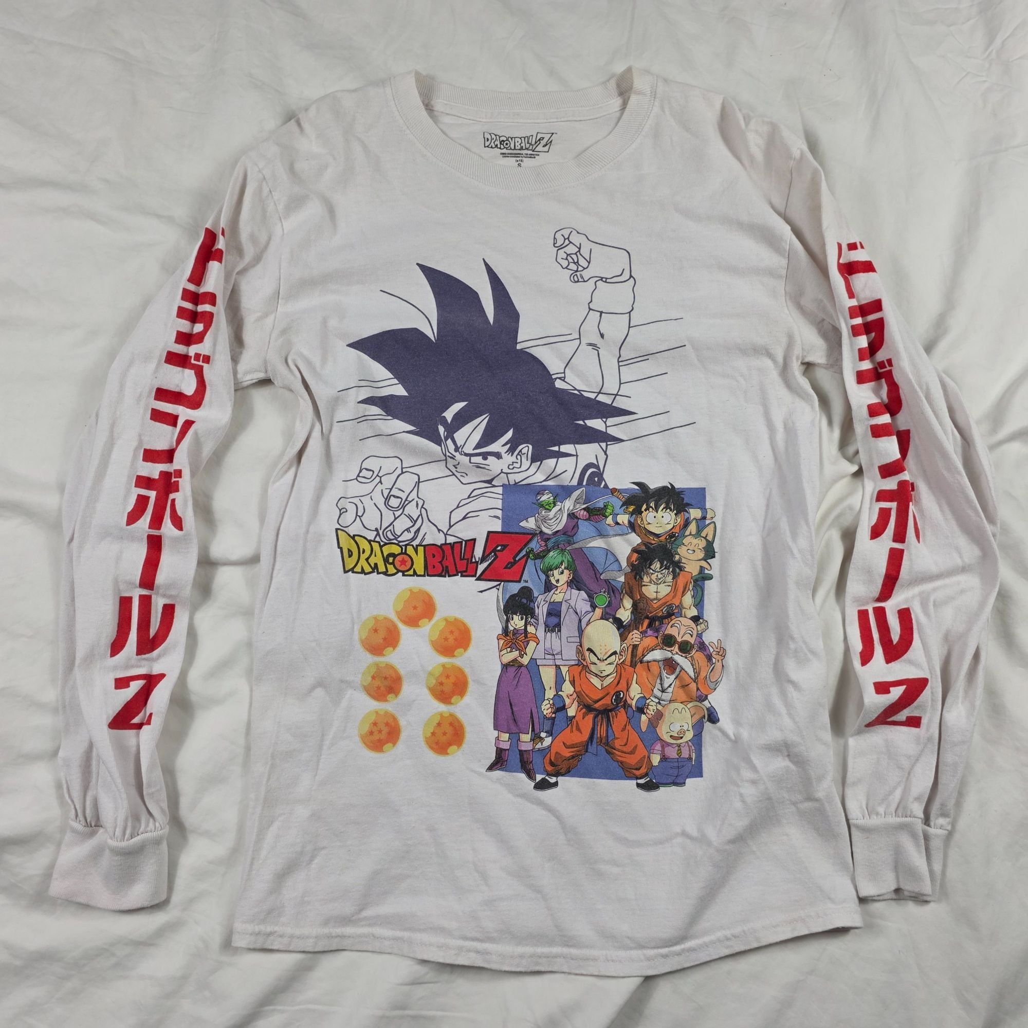 Other Dragon Ball Z Mens Size Small White Graphic Shirt Anime Long Size US S / EU 44-46 / 1 - 1 Thumbnail