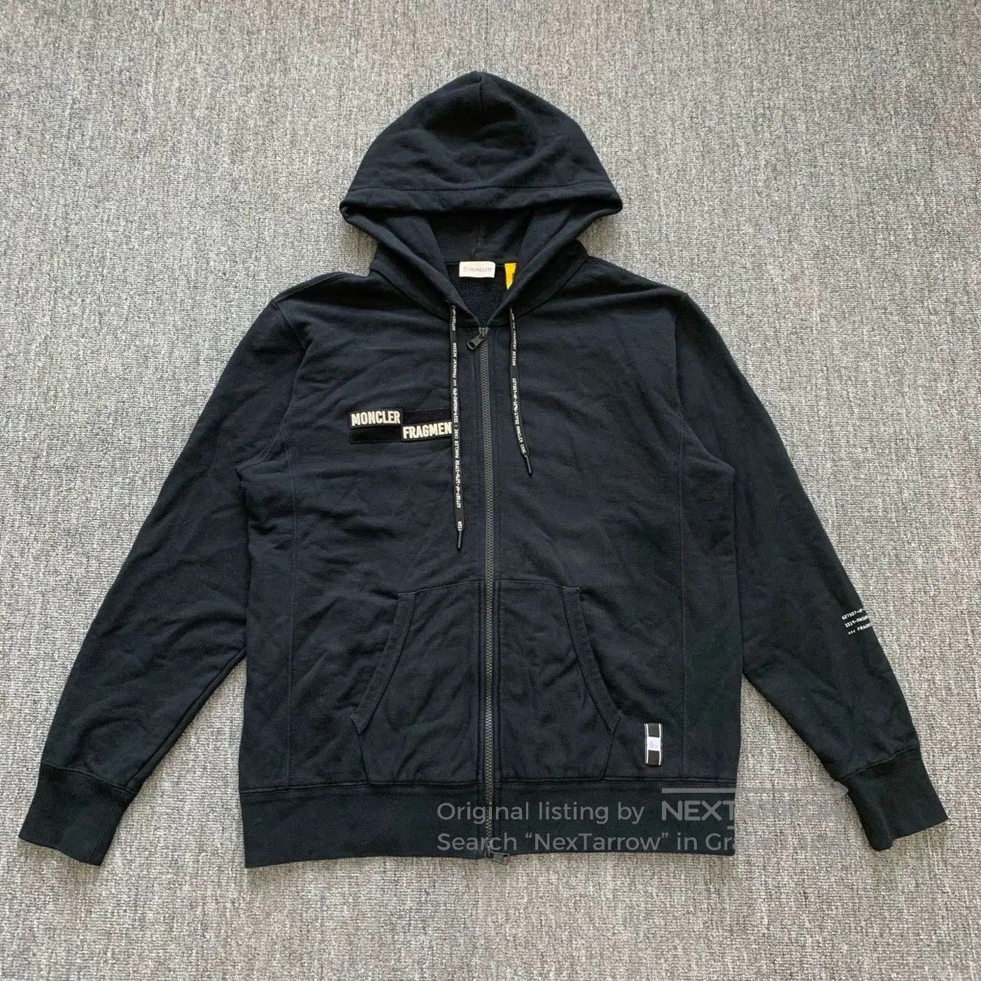 Moncler Genius moncler pharrell williams black logo hoodie. Size US XXL / EU 58 / 5 - 1 Thumbnail