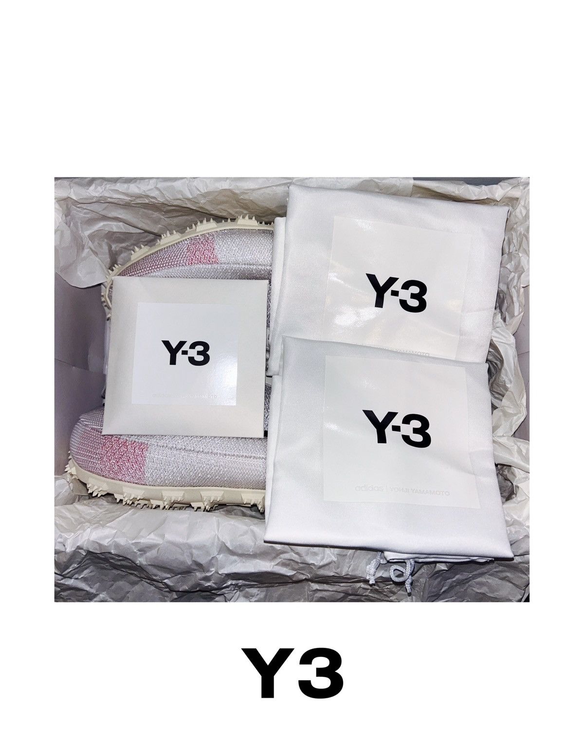 Y-3 Y-3 MAKURA 'CORE WHITE ORANGE' Size US 11 / EU 44 - 5 Thumbnail