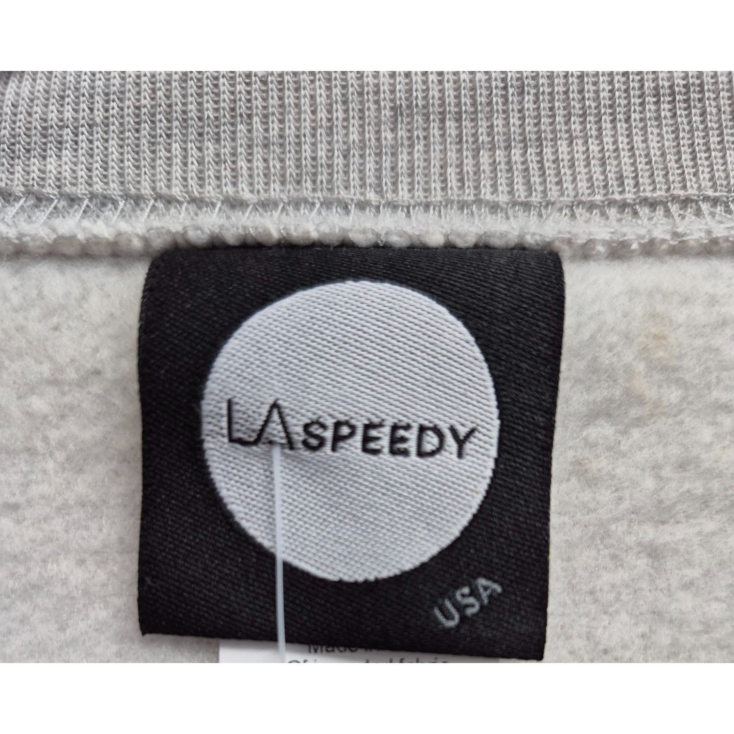 Other La Speedy Gray Crewneck Sweatshirt S Polyester Cotton Blend Size S / US 4 / IT 40 - 3 Thumbnail