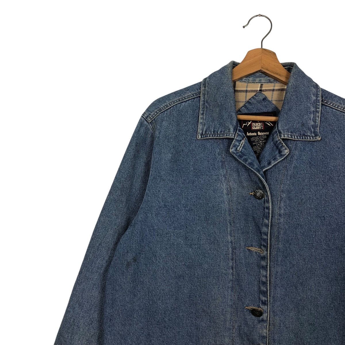 Japanese Brand 📌Vintage Chore Denim Jacket Blanket Faded Glory I Size S / US 4 / IT 40 - 7 Thumbnail
