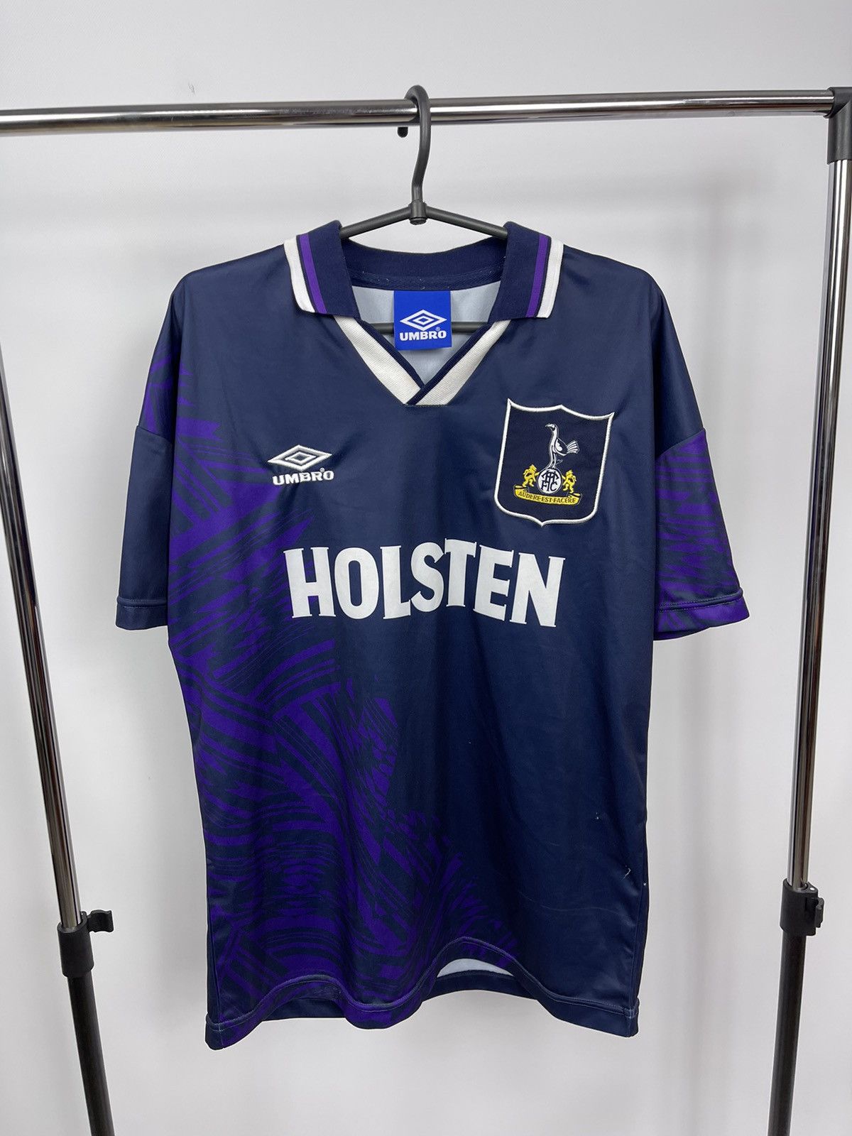 Umbro Tottenham 1994/1995 Away Football Shirt Umbro Size M Purple Size US M / EU 48-50 / 2 - 1 Thumbnail