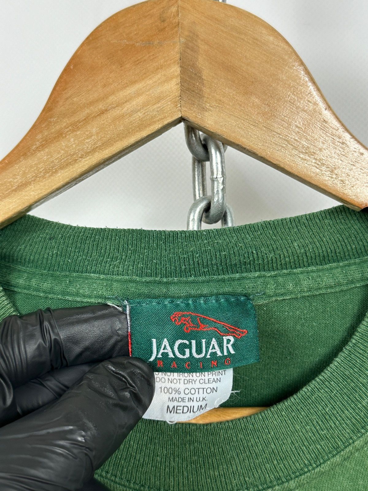 Formula 1 Vintage Jaguar Racing Formula 1 Faded Green T-Shirt Size US M / EU 48-50 / 2 - 15 Thumbnail