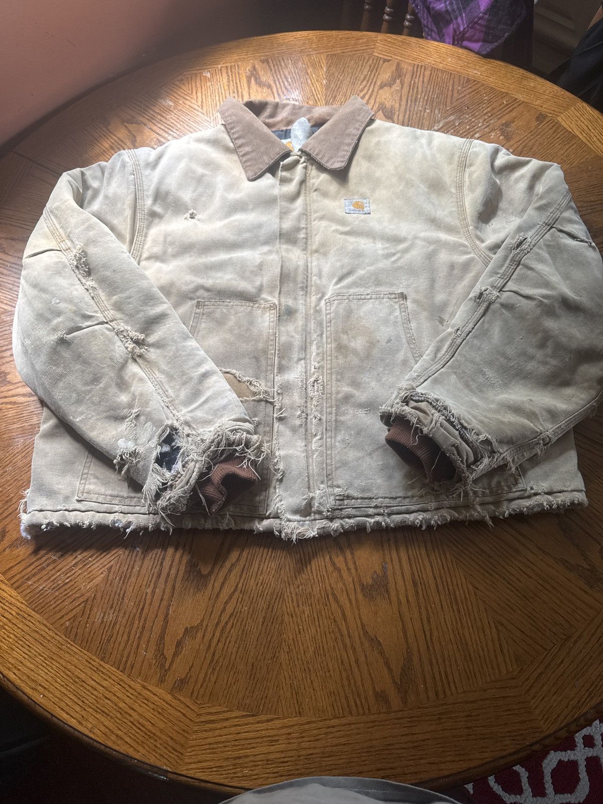 Carhartt Vintage Carhartt Detroit J02 Jacket -Heavy Patina, Thrashed Size US L / EU 52-54 / 3 - 1 Thumbnail