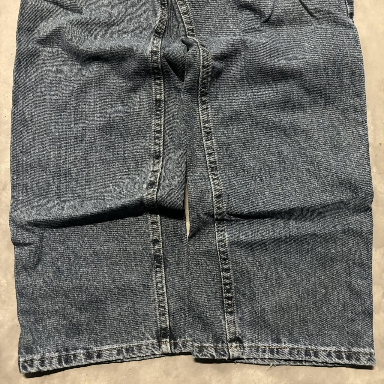 Japanese Brand × Vintage Crazy Vintage Y2K/2000s Grunge Dark Wash Essential Denim Jeans! Size US 38 / EU 54 - 6 Thumbnail