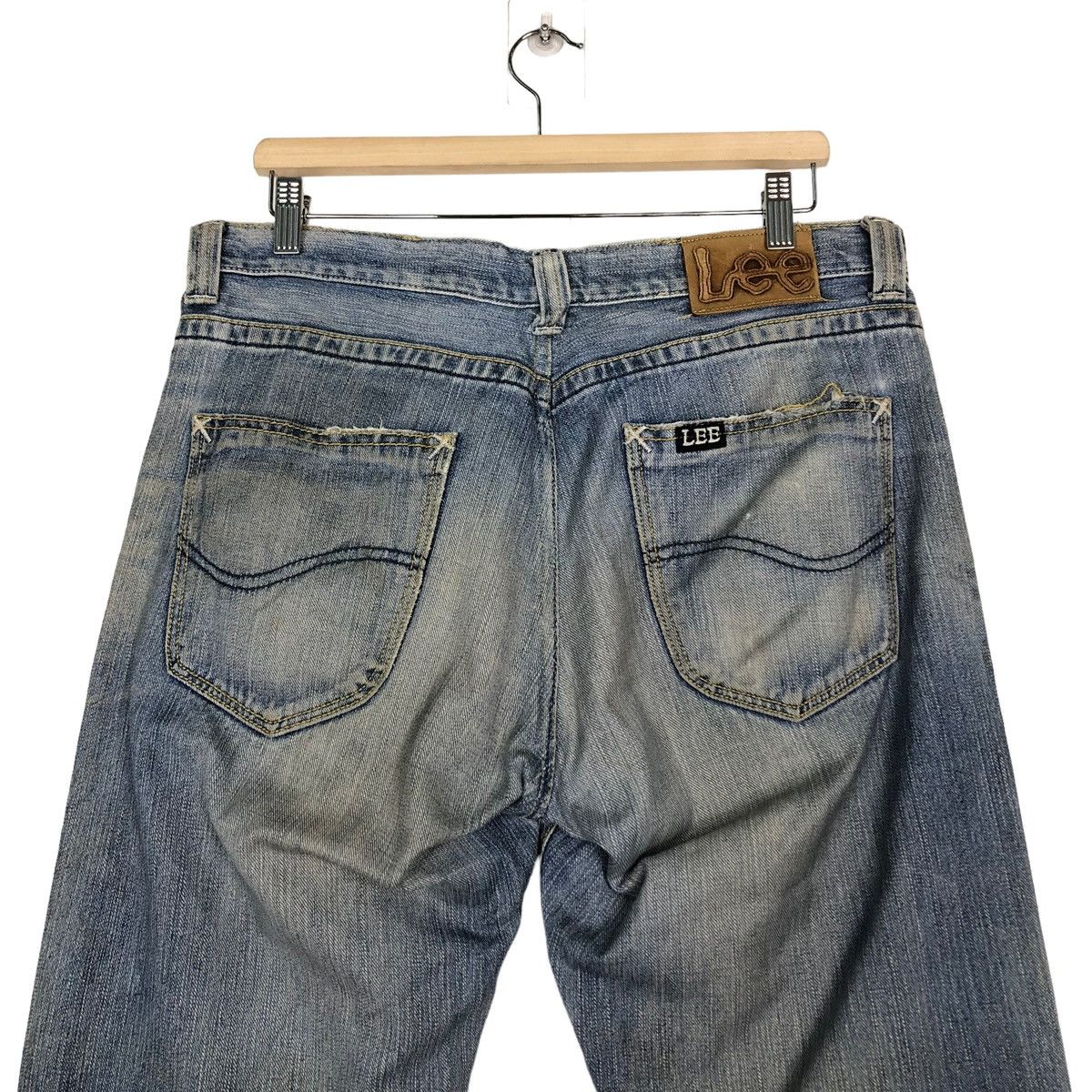 Japanese Brand 🔥VINTAGE SELVEDGES DENIM JEANS LEE USA Size US 34 / EU 50 - 9 Thumbnail