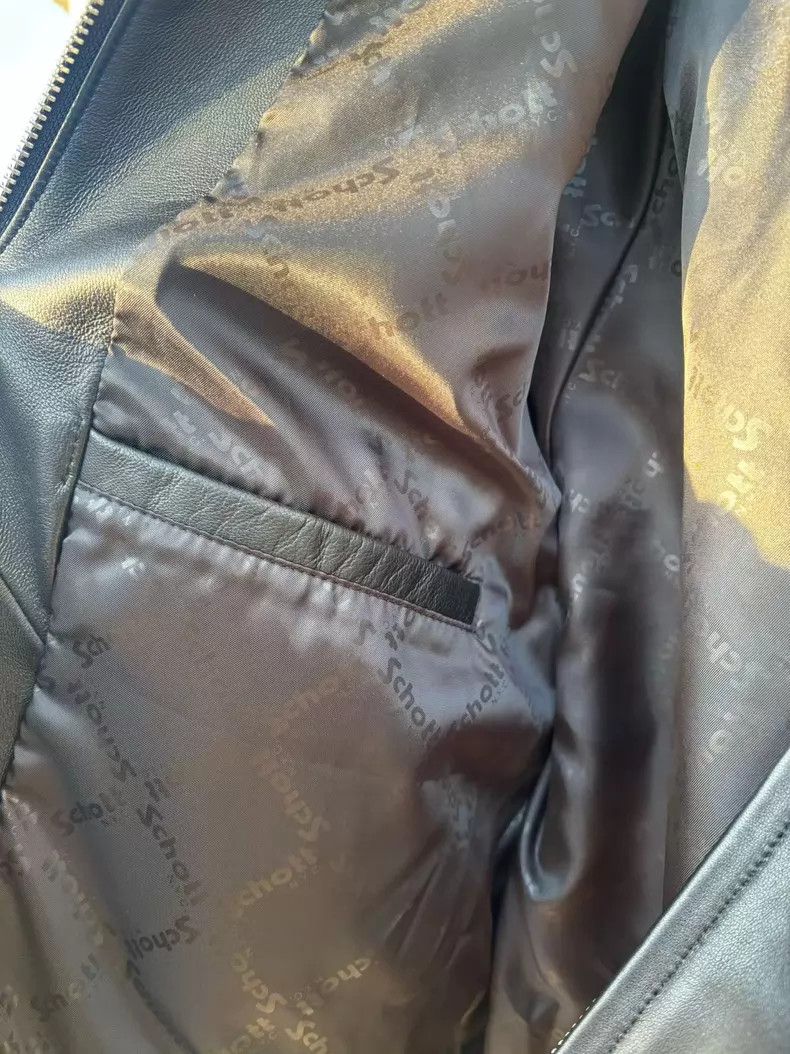 Schott Schott Leather coat Size US L / EU 52-54 / 3 - 2 Thumbnail
