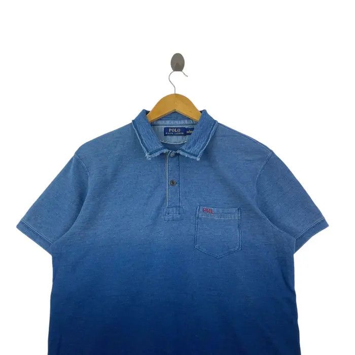 Polo Ralph Lauren Vintage POLO RALPH LAUREN Natural Dye Pure Indigo Tee Shirt Size US L / EU 52-54 / 3 - 2 Thumbnail