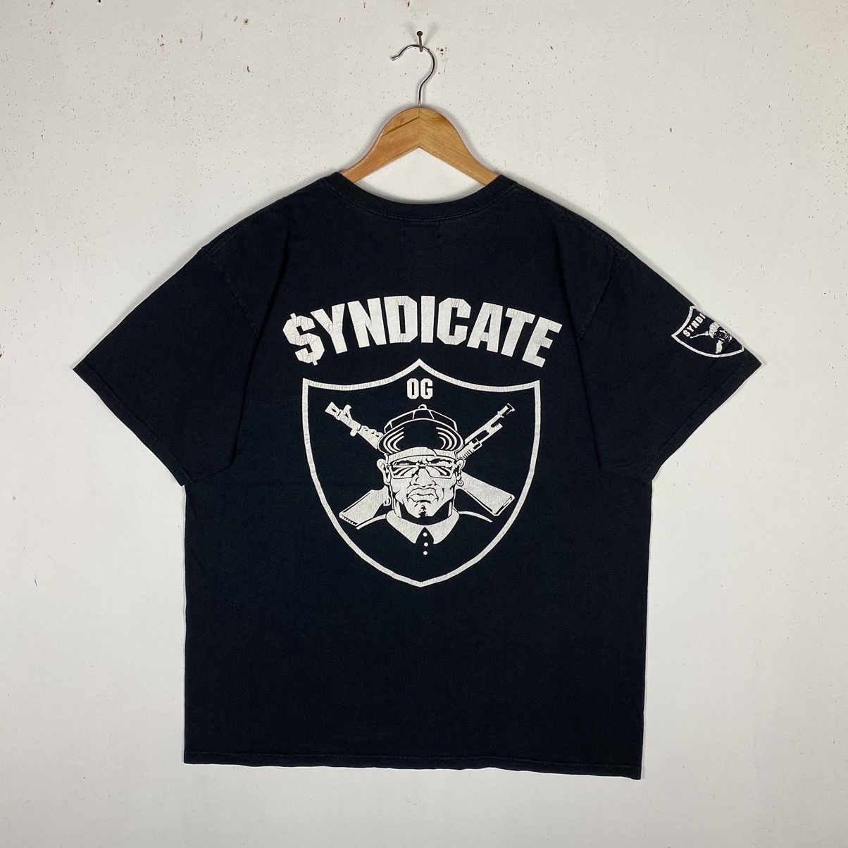 Rap Tees × Vintage RHYME SYNDICATE OG AMERICAN HIP HOP RECORDING LABEL TEE Size US L / EU 52-54 / 3 - 2 Thumbnail