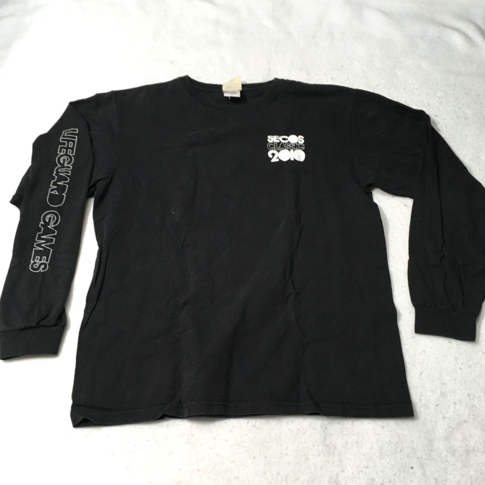 Doublet VTG Hawaiian Lifeguard T-Shirt Adult Large Coastal Classics Double-Sided Black Cotton Blend Knit Crew Neck Surf Theme Unisex Mens Womens Size US L / EU 52-54 / 3 - 2 Thumbnail