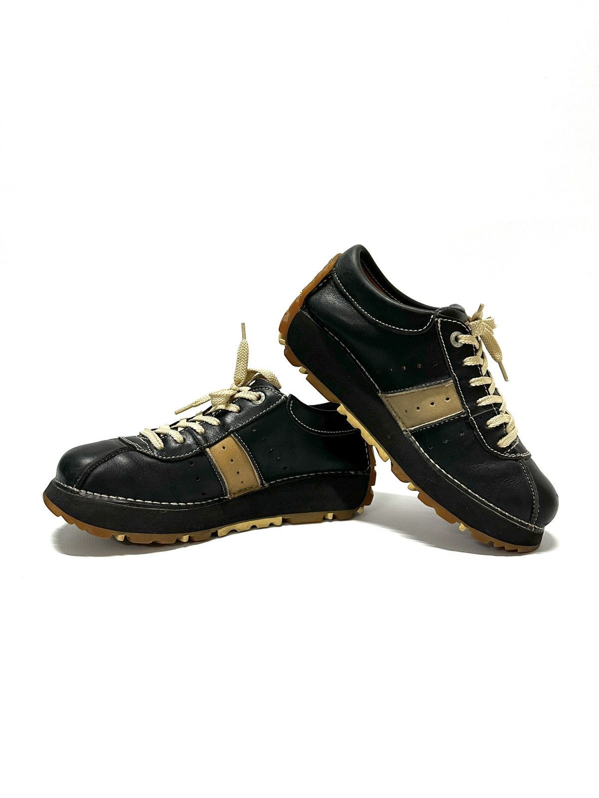 Japanese Brand The Art Company Platfrom Rave Chunky Leather Boots Sneakers Size US 7 / EU 40 - 2 Thumbnail