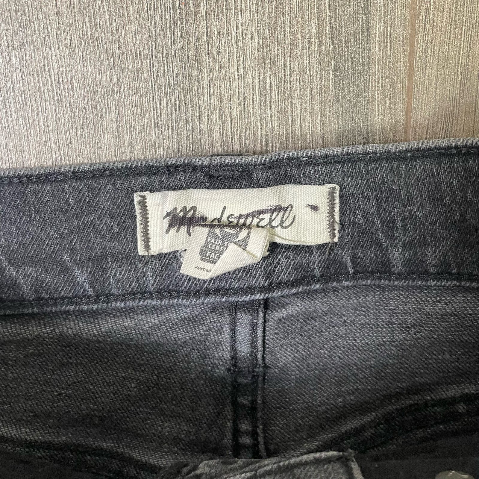 Madewell Madewell Lunar Wash Frayed Hem Jeans Shorts US Women's 23 Size 23" - 4 Thumbnail