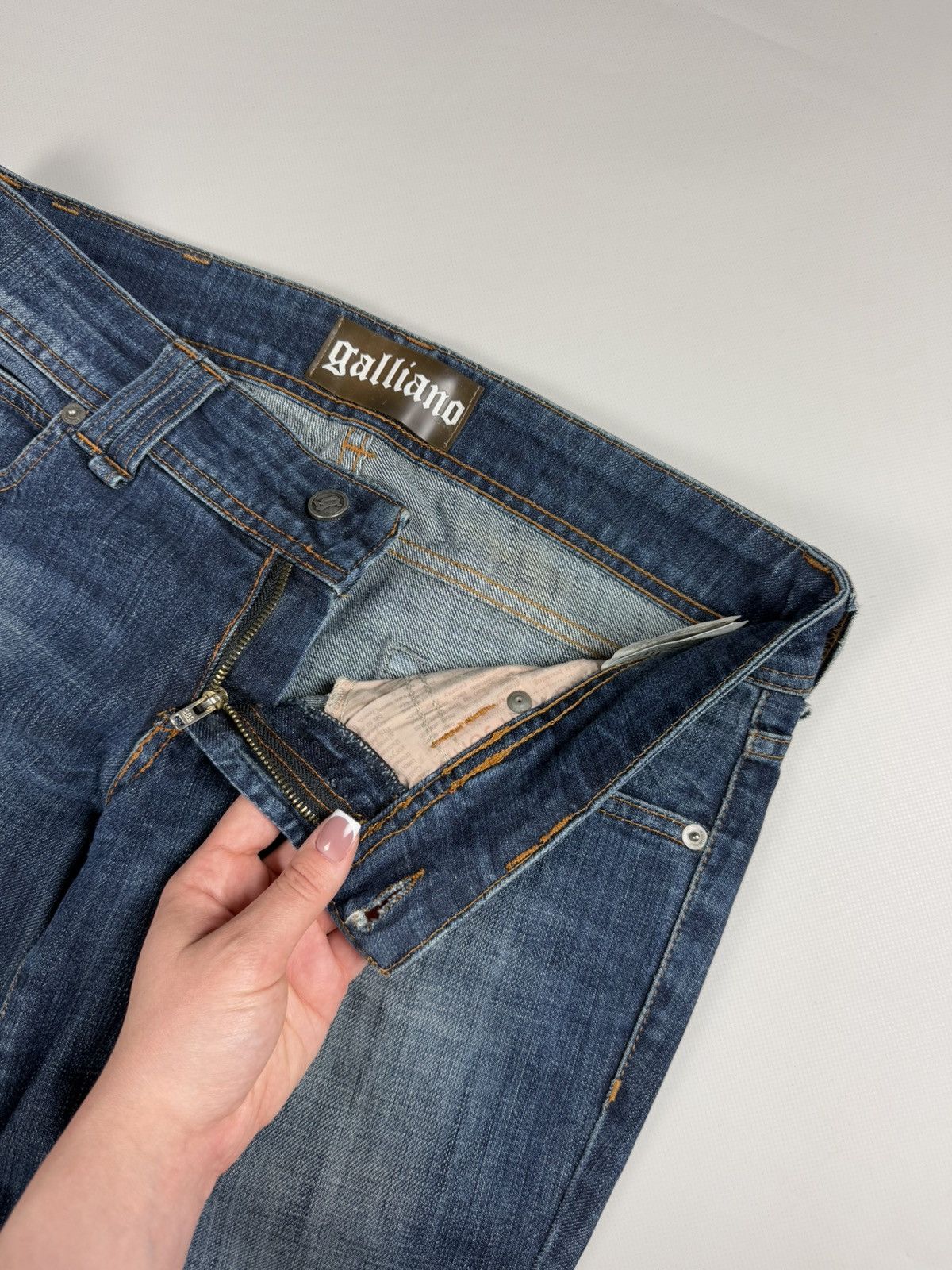 John Galliano Galliano Vintage Ladies Skinny Denim Jeans Size 29 / 43 Size 29" - 12 Thumbnail