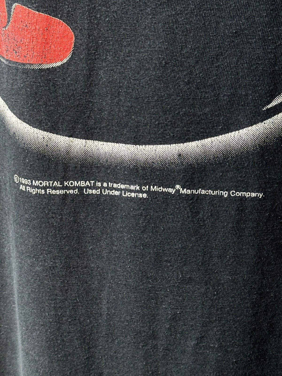 Vintage 1993 OG Mortal Kombat T Shirts Gaming t shirt single stitch Size US XL / EU 56 / 4 - 6 Thumbnail