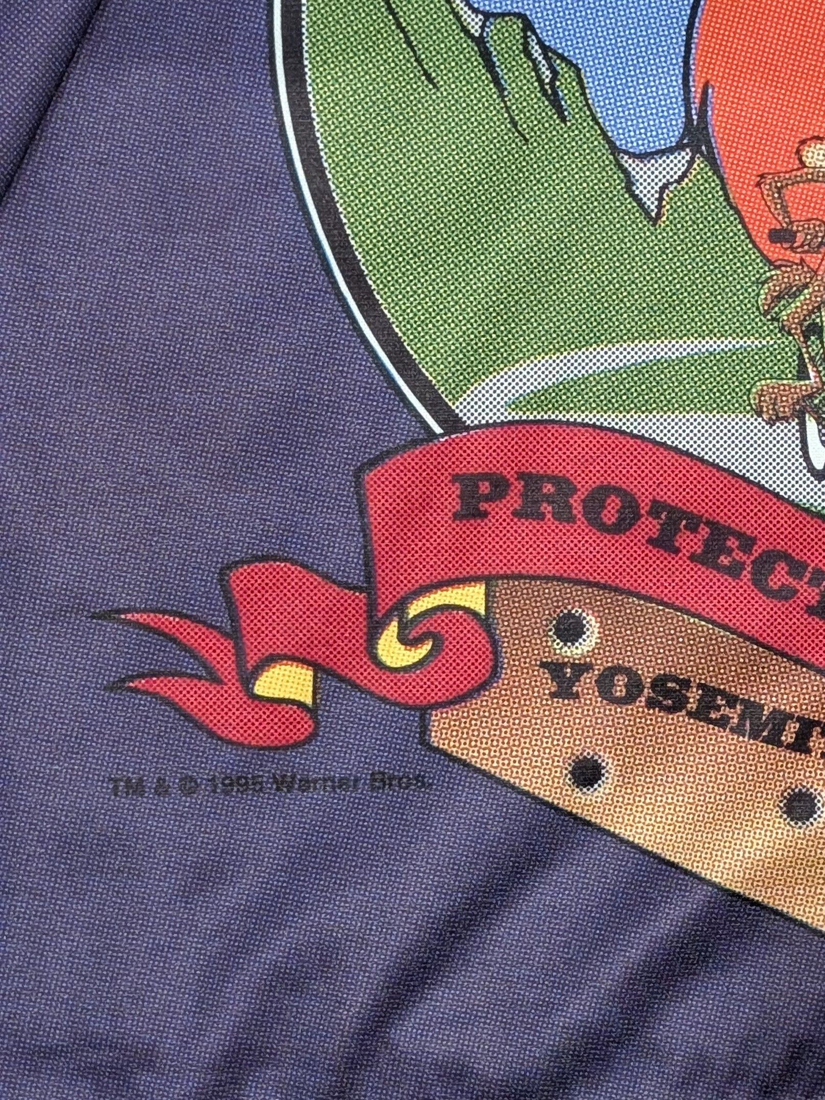 Warner Bros Vintage Giordana Yosemite Sam cycling shirt jersey Size US L / EU 52-54 / 3 - 3 Thumbnail