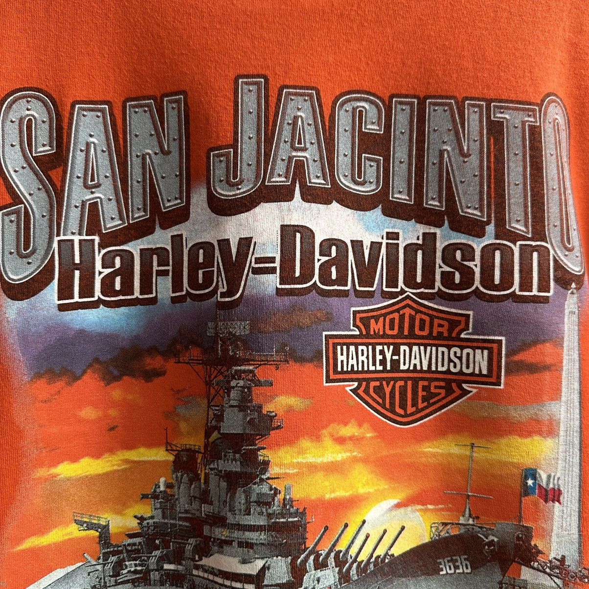 Harley Davidson VINTAGE Y2K HARLEY DAVIDSON SAN JACINTO GRAPHIC TEE Size US L / EU 52-54 / 3 - 6 Thumbnail