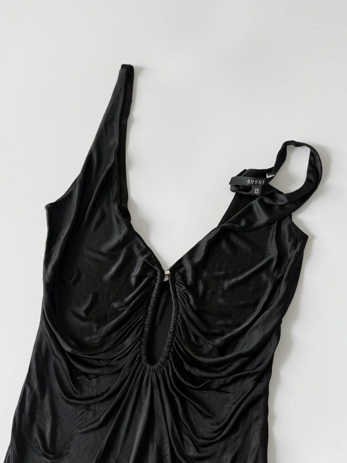 Gucci Gucci by Tom Ford 2003 Plunging Deep Tank Top Size XS / US 0-2 / IT 36-38 - 6 Thumbnail