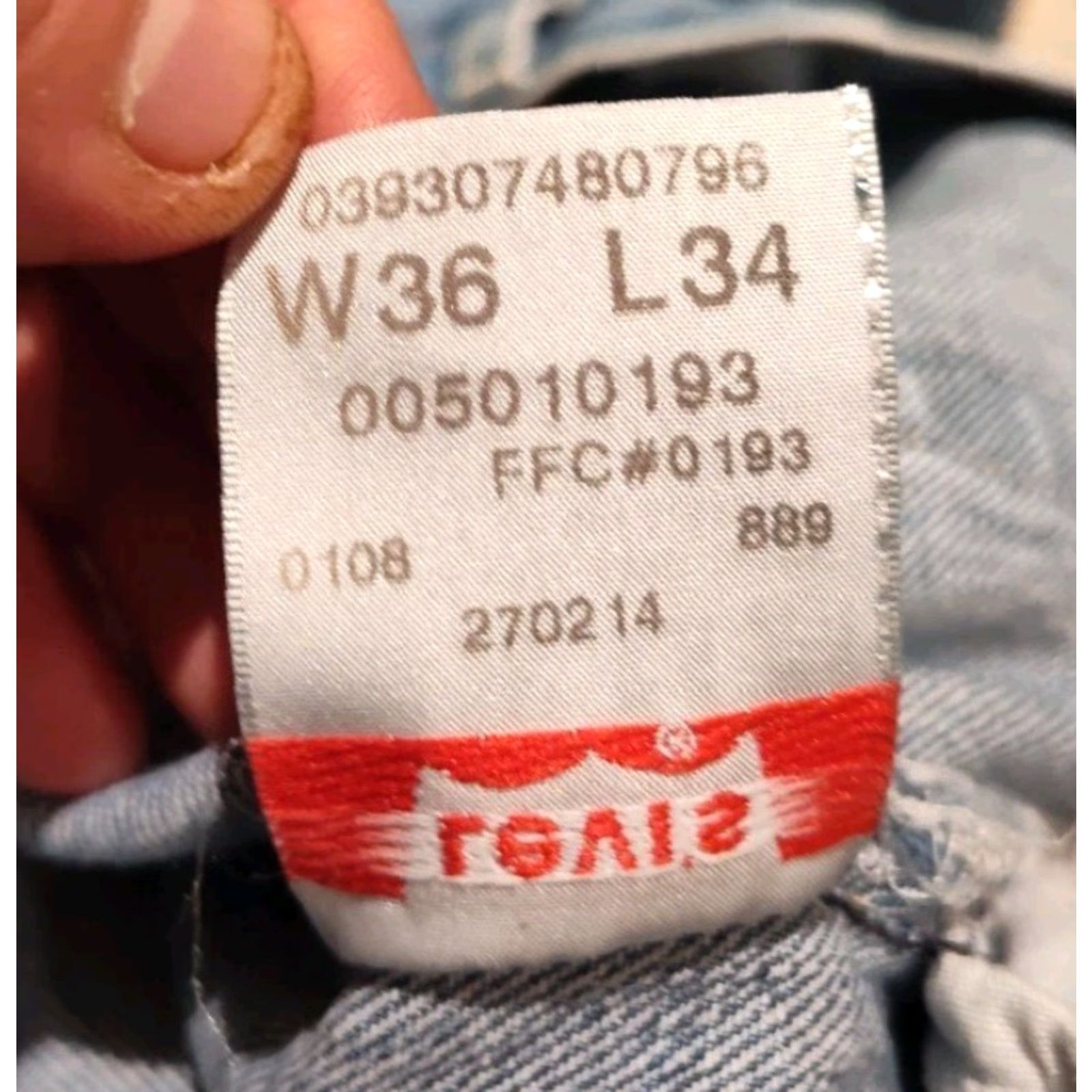 Levi's VINTAGE Levi's 501 Denim Jeans Men Size 36x34 Blue 90s Biker Grunge Authentic Size US 36 / EU 52 - 7 Thumbnail