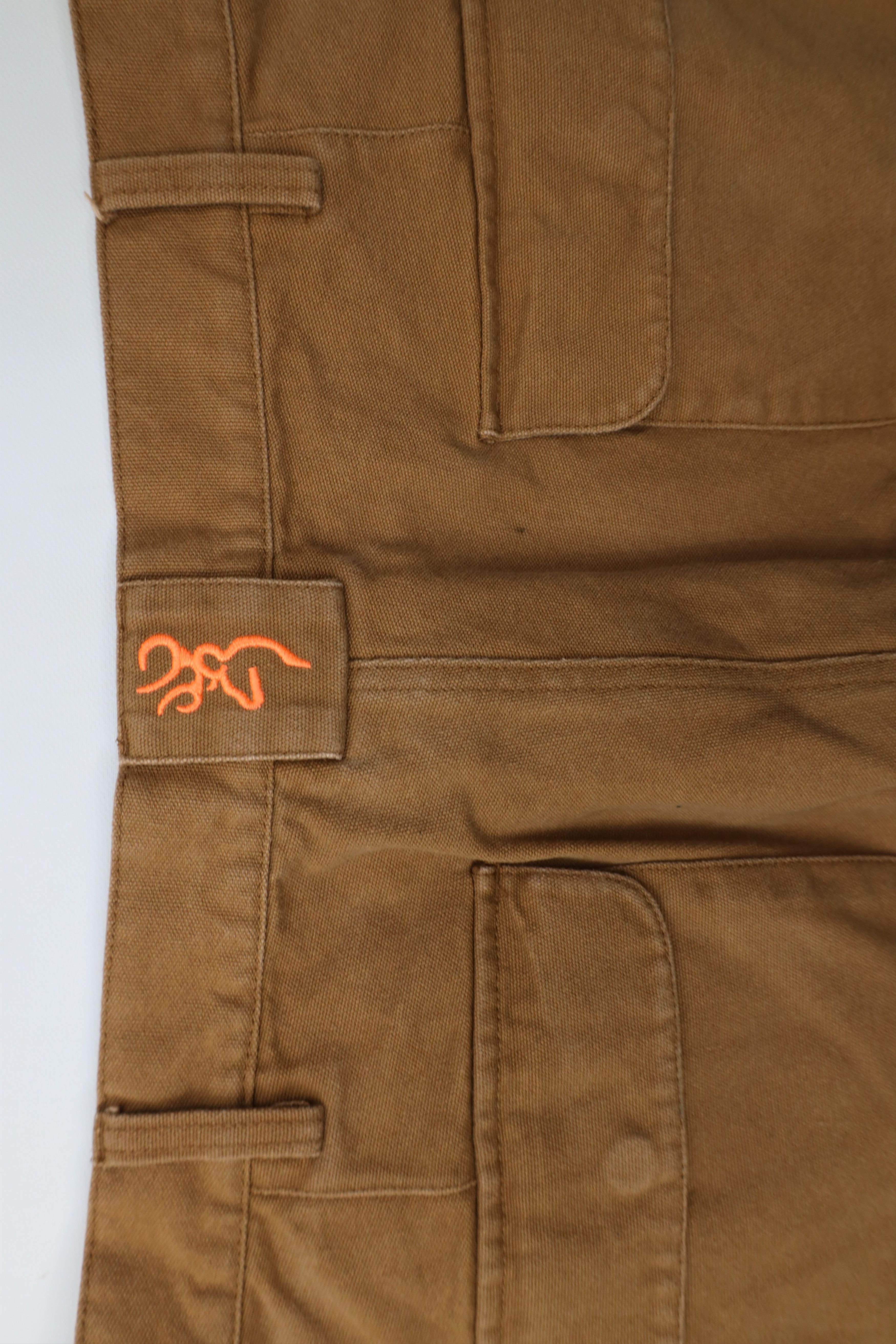 Vintage Vintage 90s Streetwear Wide Leg Canvas Field Brush Pants Size US 38 / EU 54 - 14 Thumbnail
