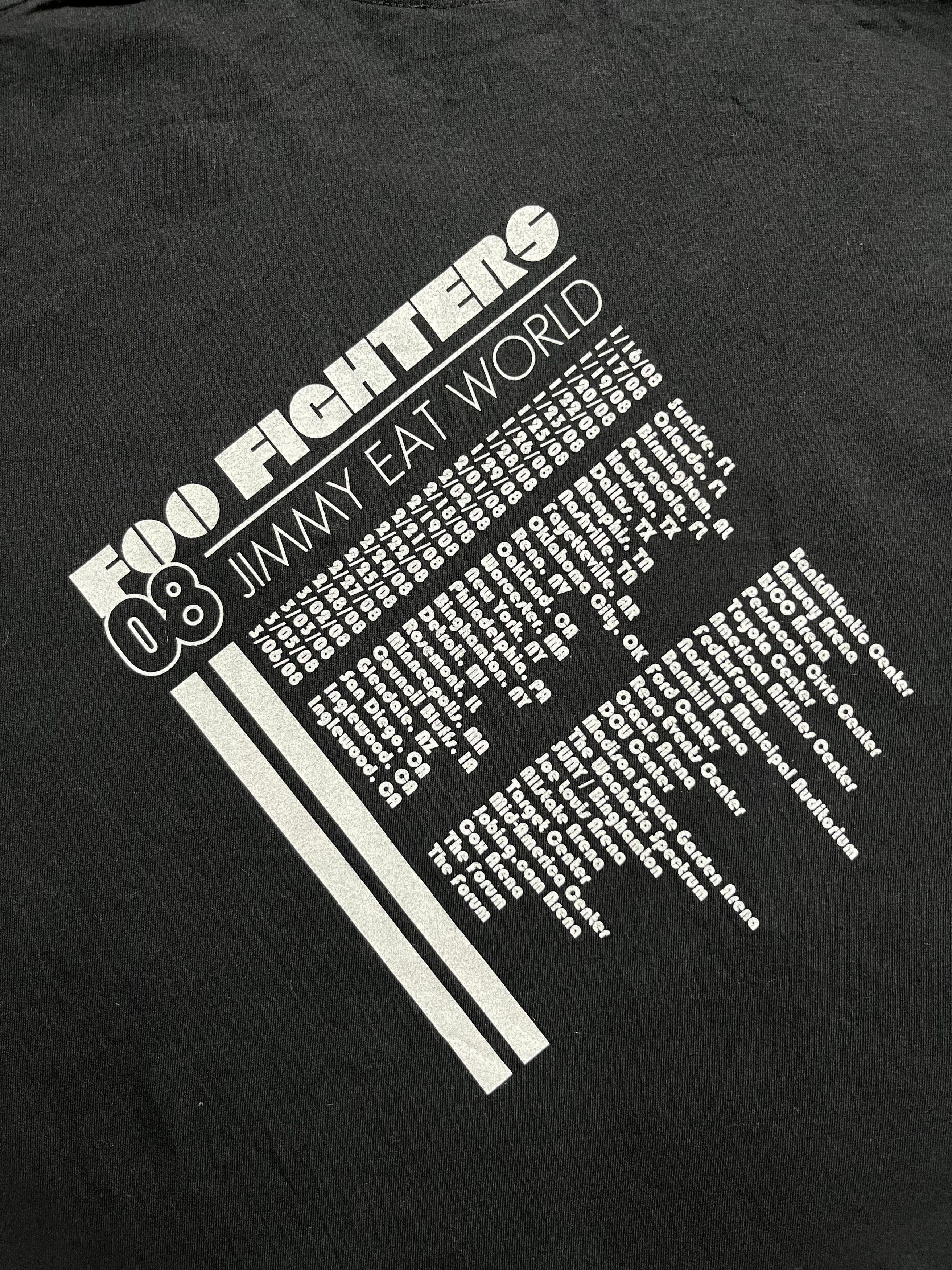 Band Tees Vintage Foo Fighters 08 Jimmy Eat World Size US XL / EU 56 / 4 - 4 Thumbnail