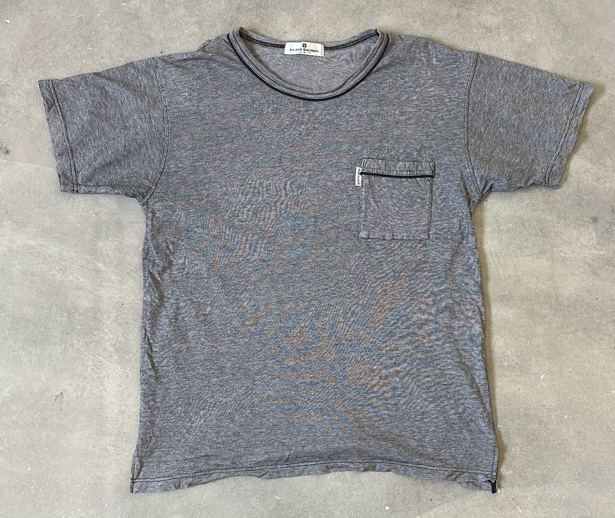 Pierre Balmain VINTAGE PIERRE BALMAIN BASIC TEE Size US L / EU 52-54 / 3 - 1 Thumbnail