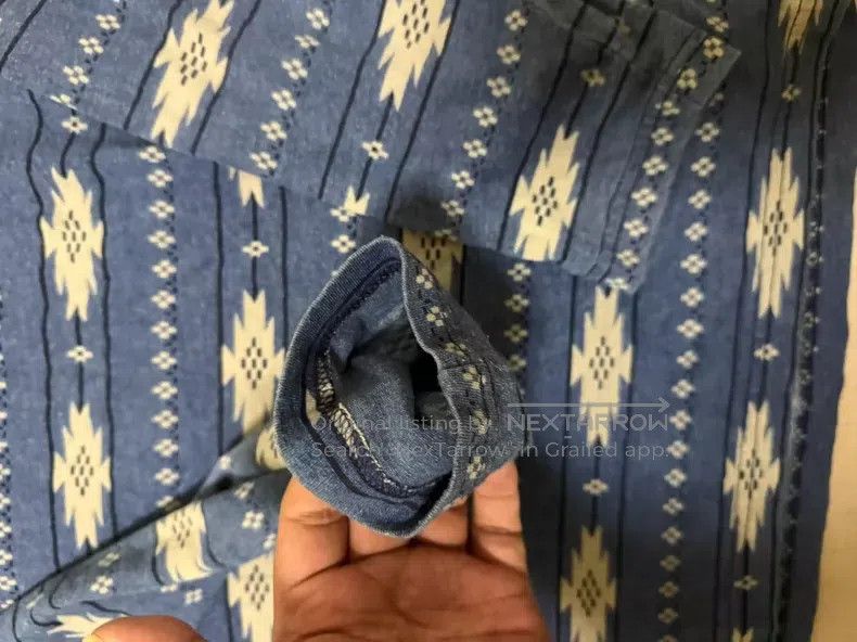 RRL Ralph Lauren RRL Ralph Lauren Old style blue dyed Henry Size US M / EU 48-50 / 2 - 5 Thumbnail