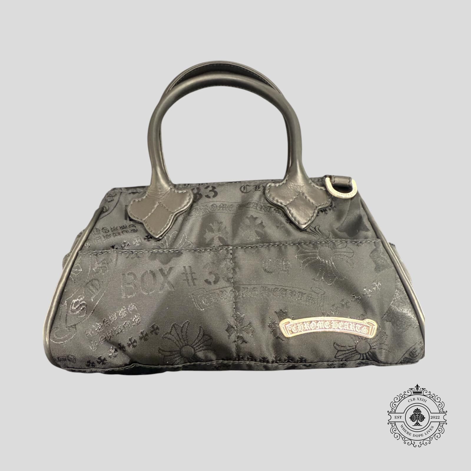 Chrome Hearts Chrome Hearts Multi Motif Nylon Mini Handbag in Black Size ONE SIZE - 1 Thumbnail