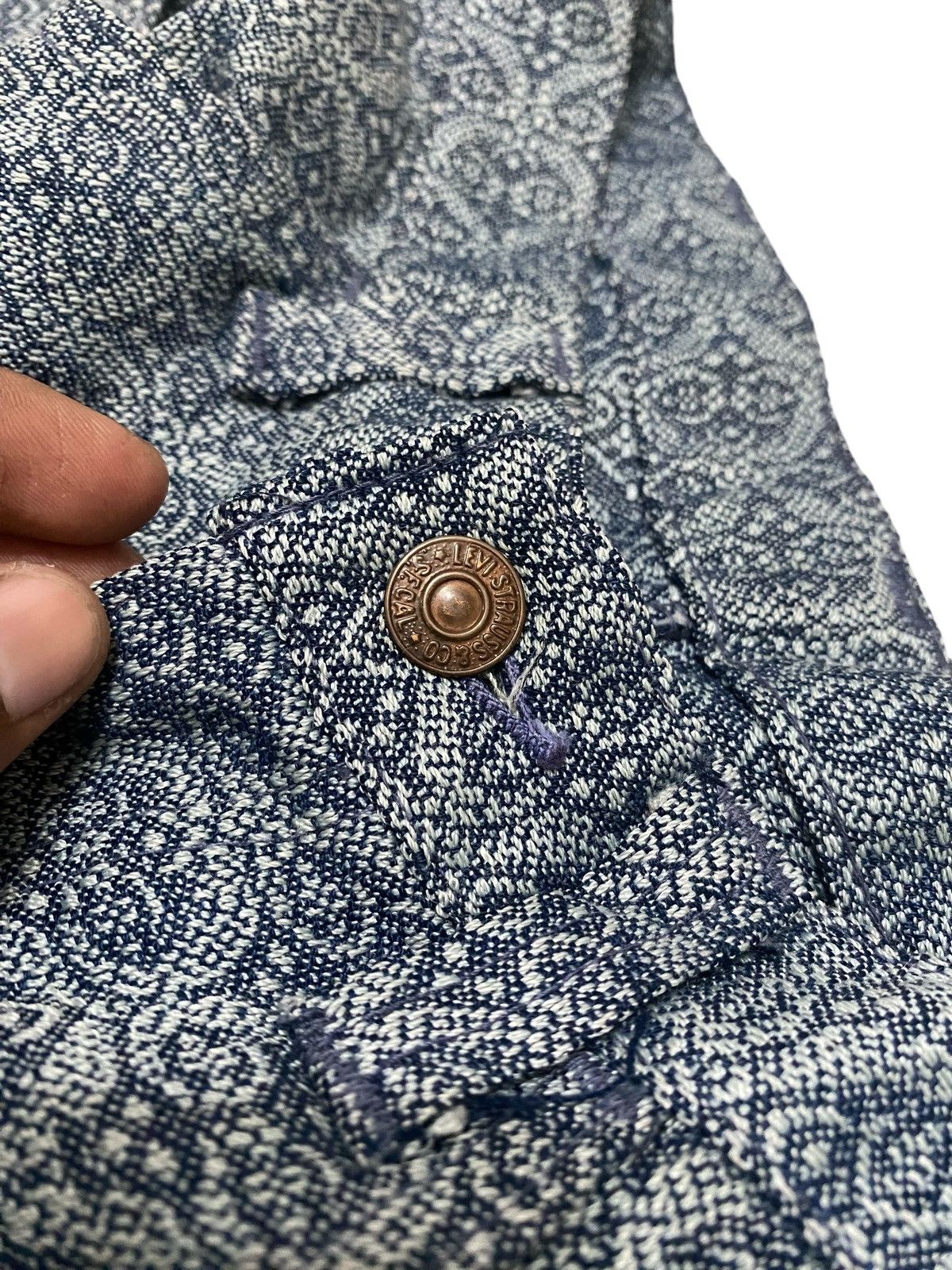 Levi's LEVIS BIG E 70s STA-PREST USA ZIP TALON VERY RARE Size 31" - 6 Thumbnail