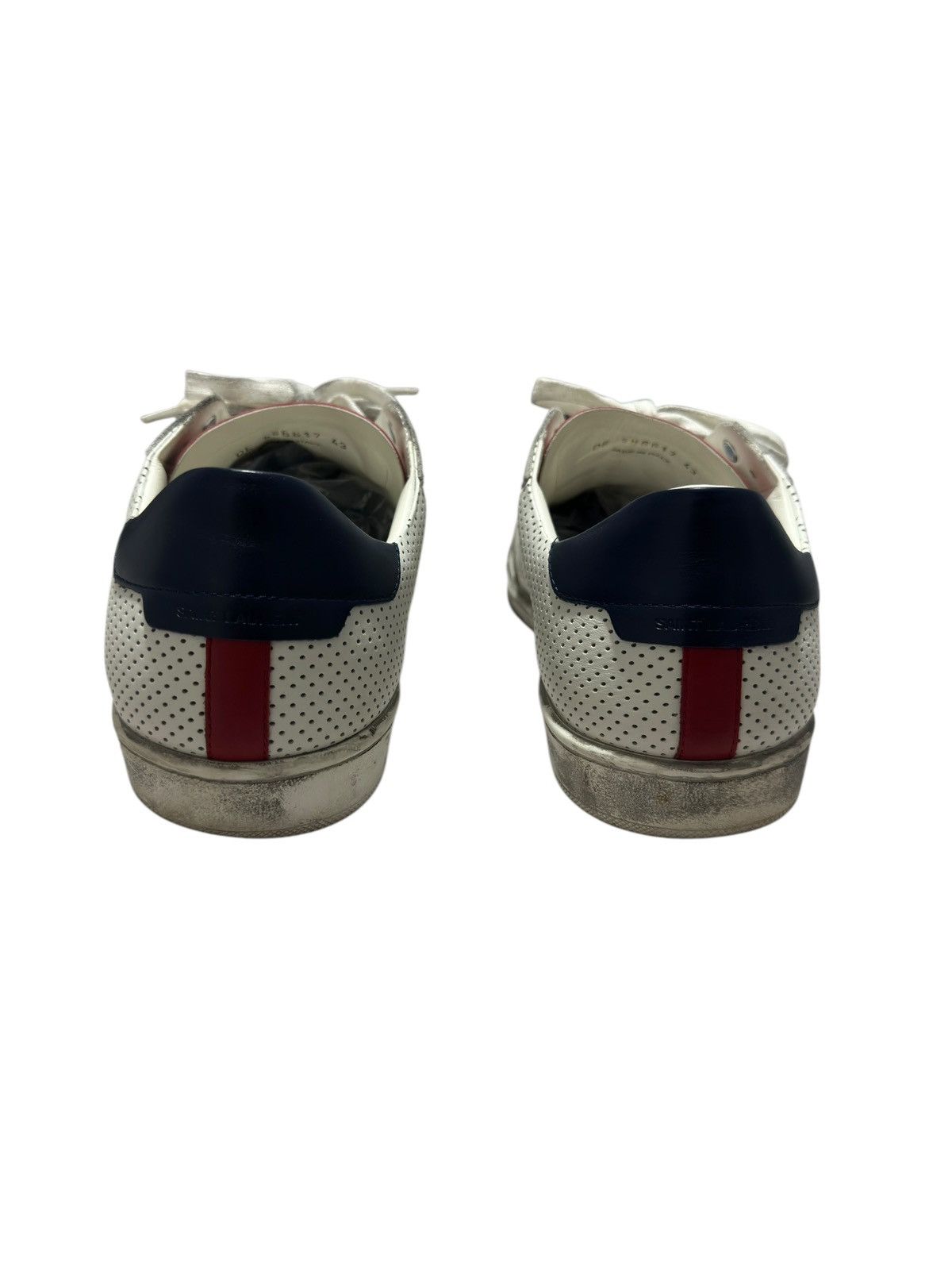 Saint Laurent Paris Saint Laurent Court Classic Perforated Sneakers Size US 10.5 / EU 43-44 - 4 Thumbnail