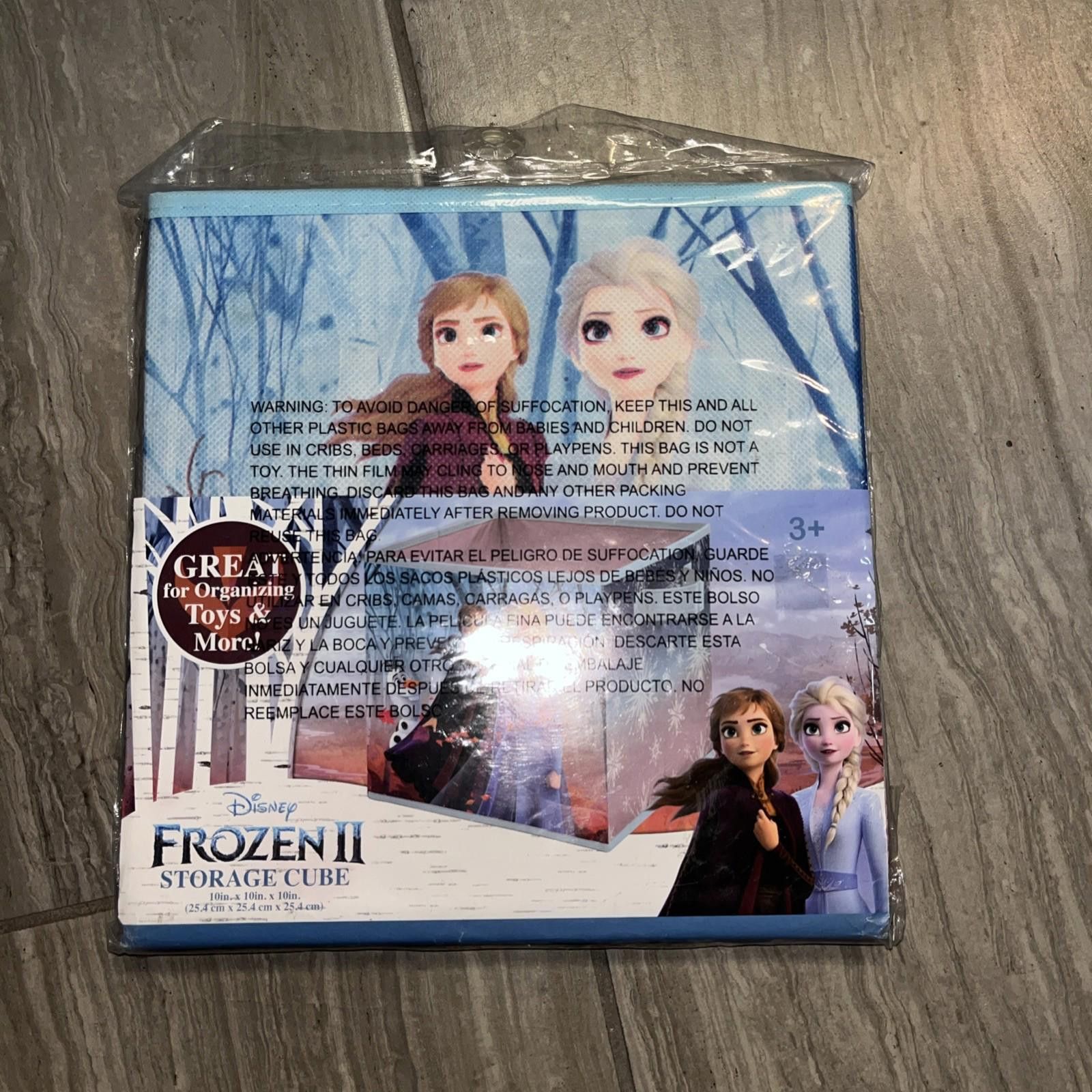 Disney Disney Frozen 2 Collapsible Storage Cube 10in x 10in x 10in Size ONE SIZE - 1 Thumbnail