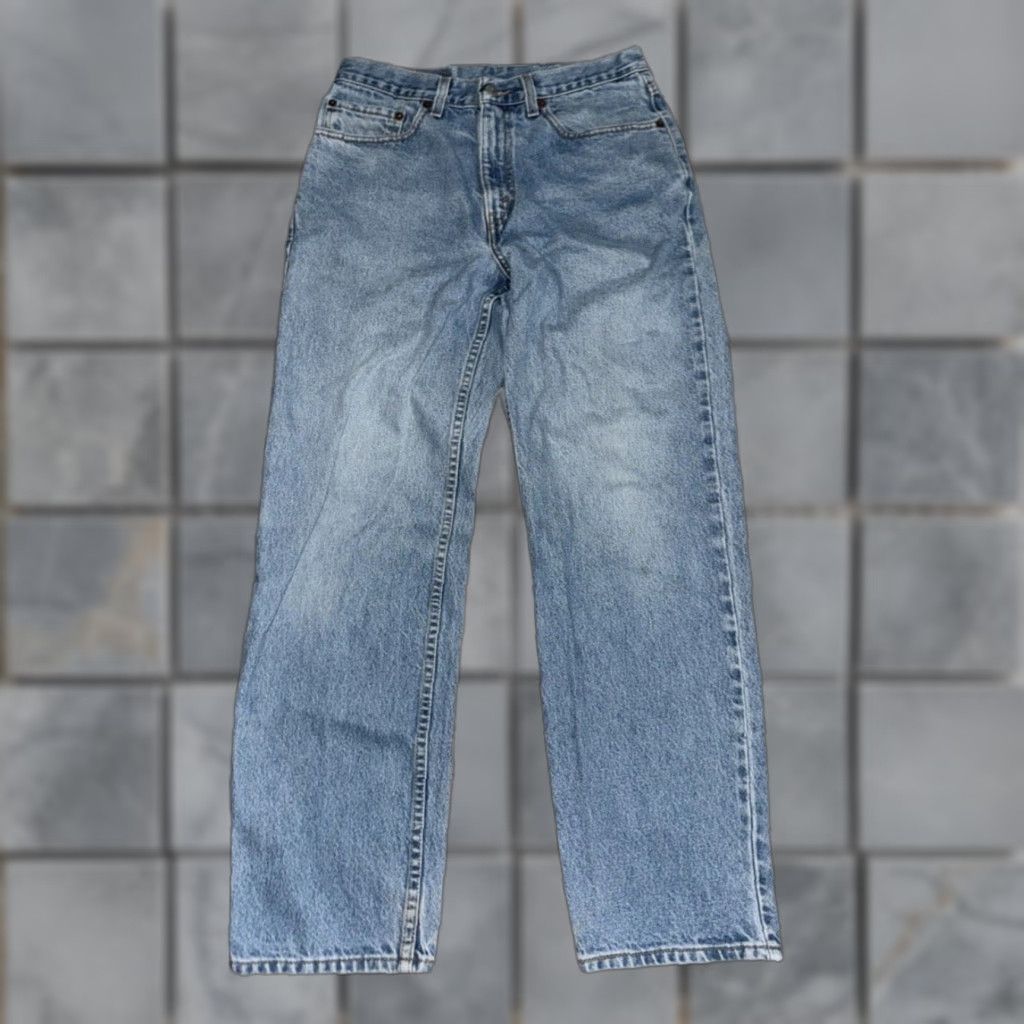 Levi's VINTAGE Levi’s Relaxed Straight Leg Jeans Blue 31x31 Made in Mexico Medium Wash Mens Jeans 90s Retro USA Vintage Mens Size US 31 - 1 Thumbnail