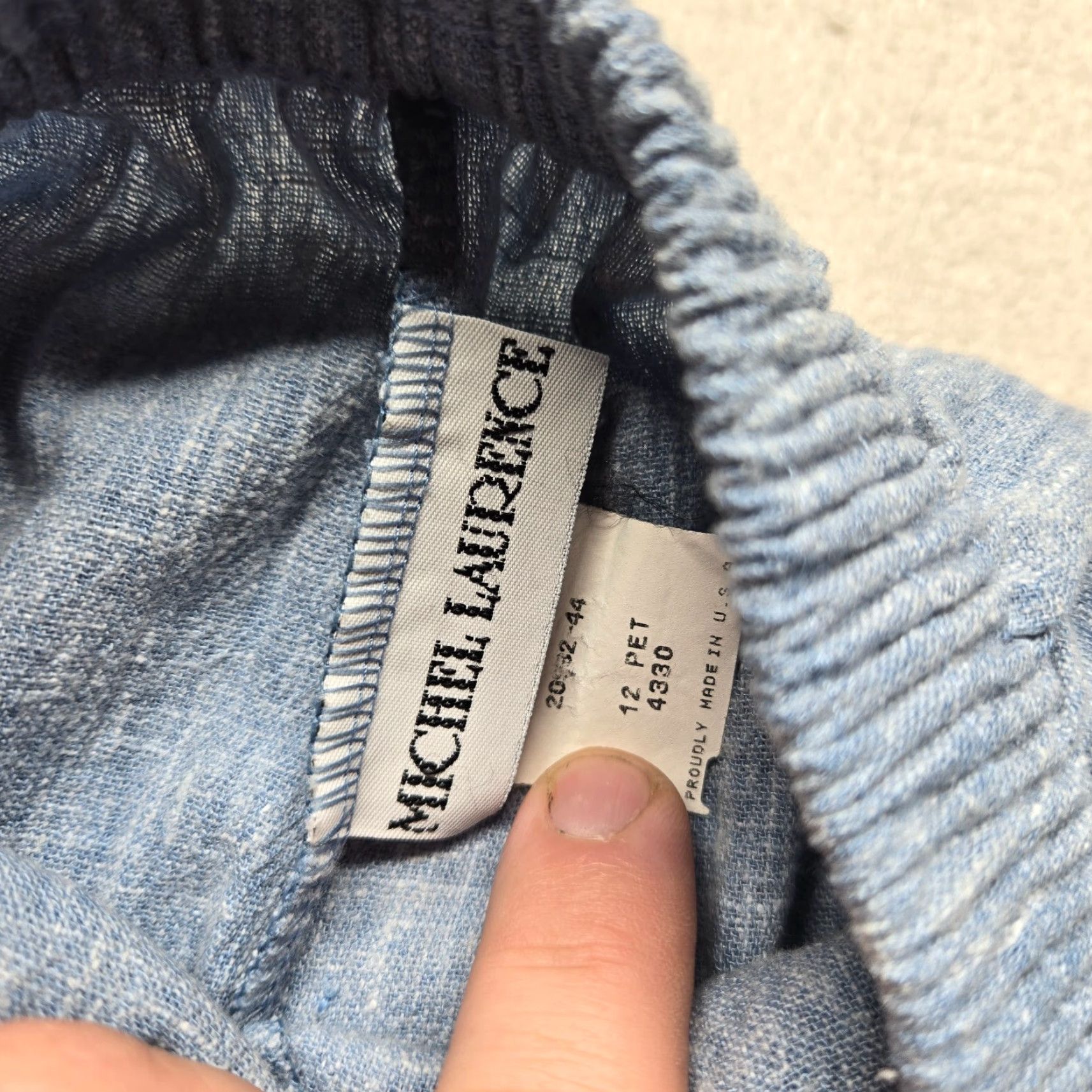 Vintage VINTAGE Michael Lawrence Sweatpants Women's 12 Pants Blue Regular Straight 90s Womens Shirts? Size 36" / US 14 / IT 50 - 3 Thumbnail