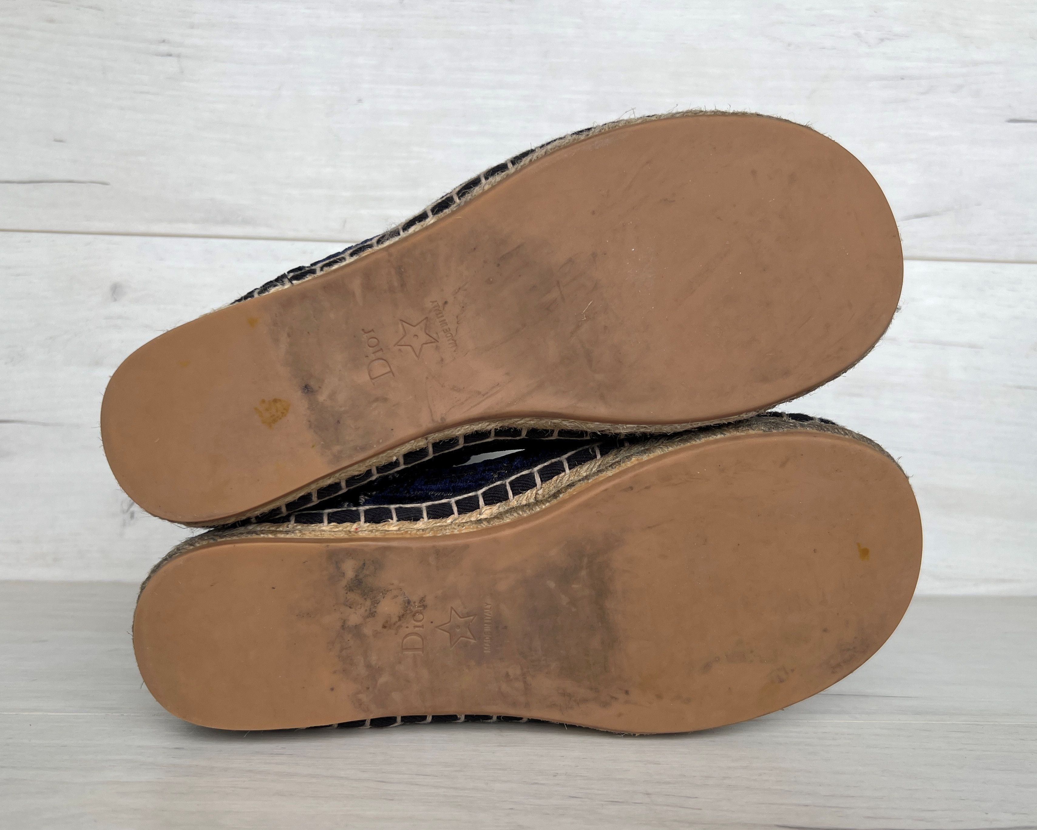 Dior CHRISTIAN DIOR Velvet Oblique Granville Espadrille Boots Size US 8 / IT 38 - 11 Thumbnail
