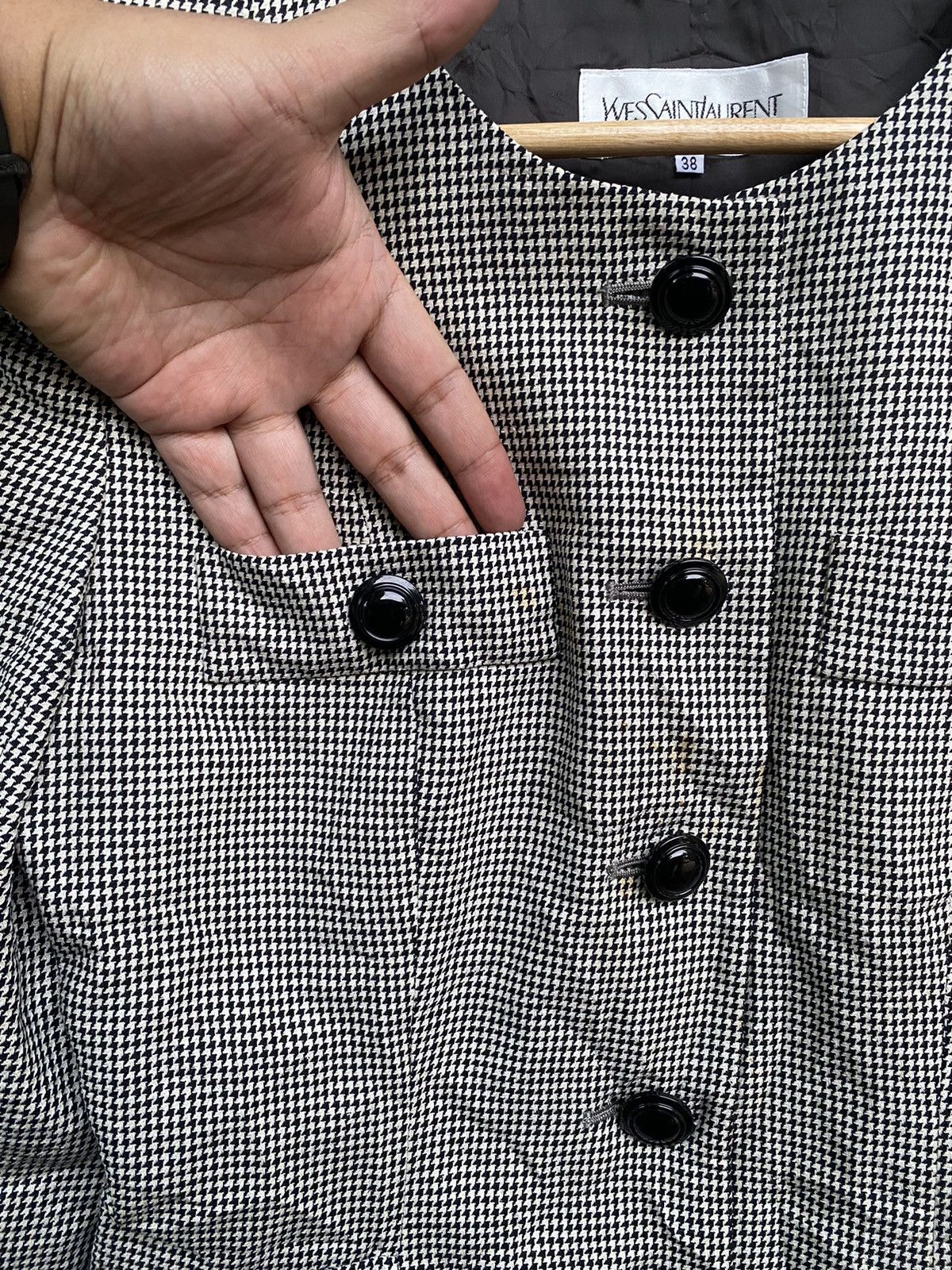 Vintage × Yves Saint Laurent Vintage Yves Saint Lauren Button Up Top Size M / US 6-8 / IT 42-44 - 5 Thumbnail